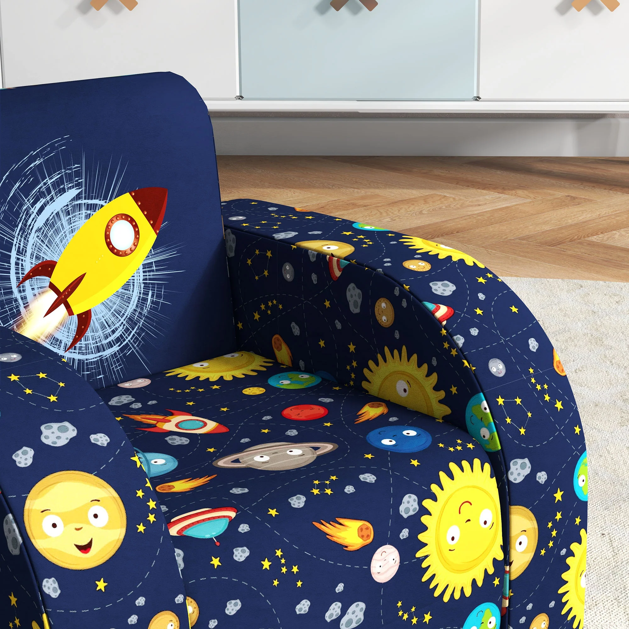 AIYAPLAY Kids Armchair, Foldable Toddler Chair For Bedroom - Image 17