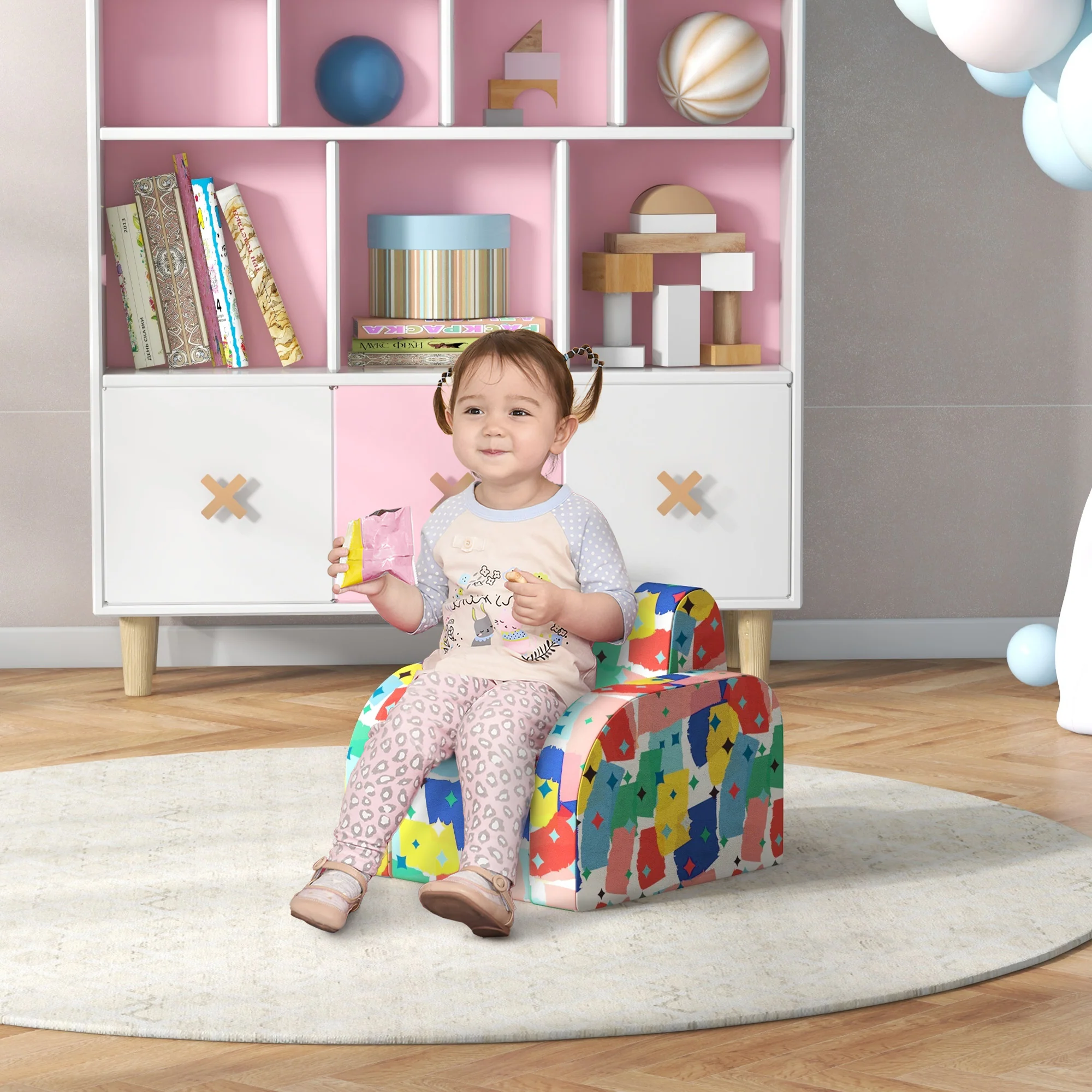AIYAPLAY Kids Armchair, Foldable Toddler Chair For Bedroom - Image 19