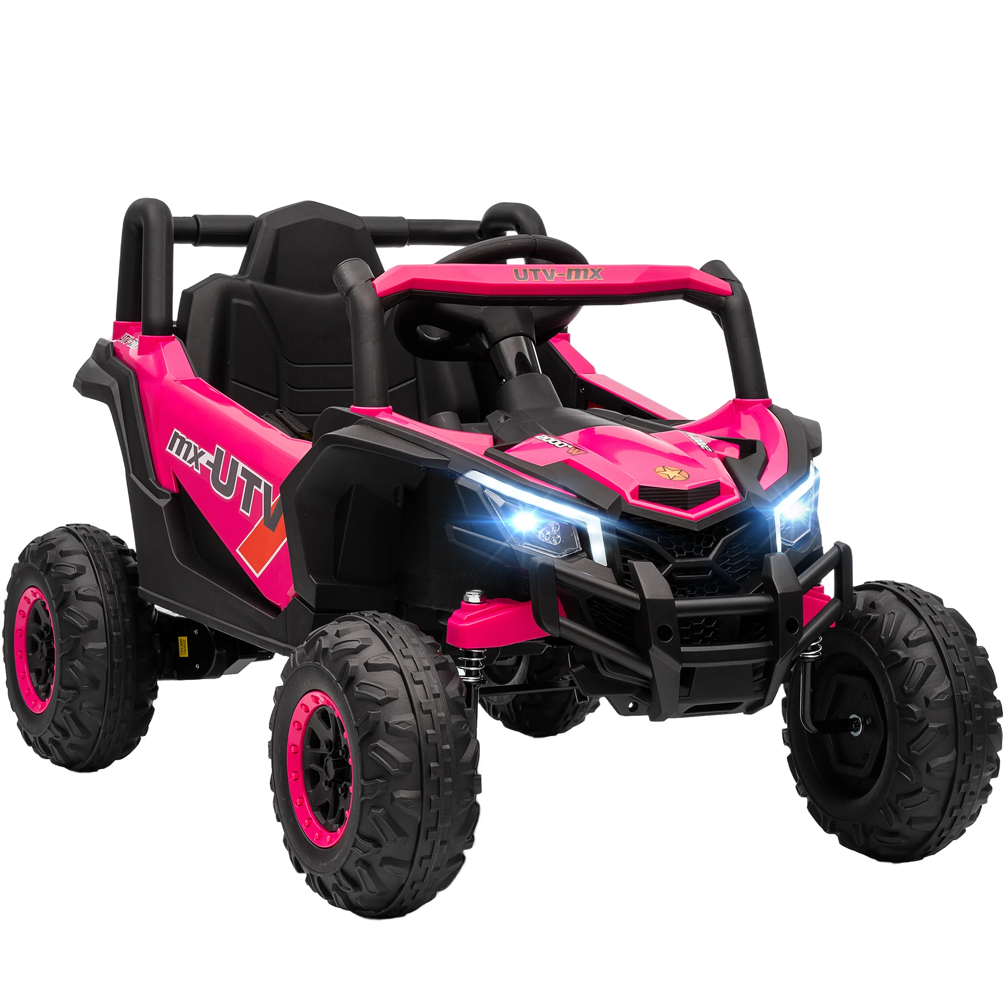 AIYAPLAY Kids Electric Car With Remote Control For Kids 3-5 Years, Pink
