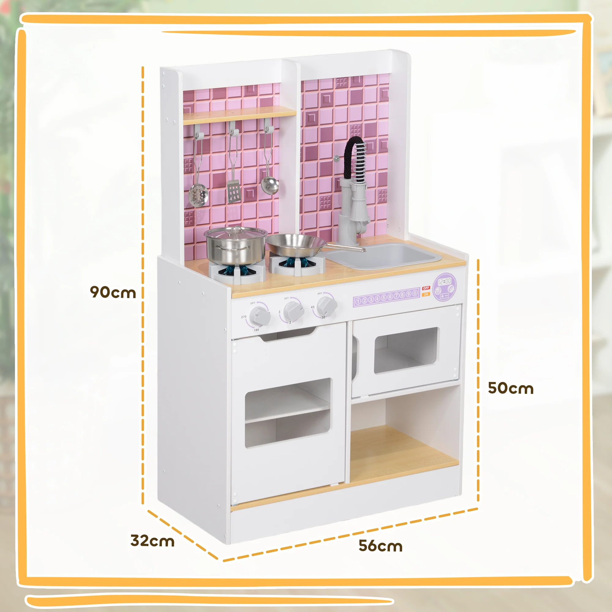 AIYAPLAY Kids Play Kitchen - Image 5