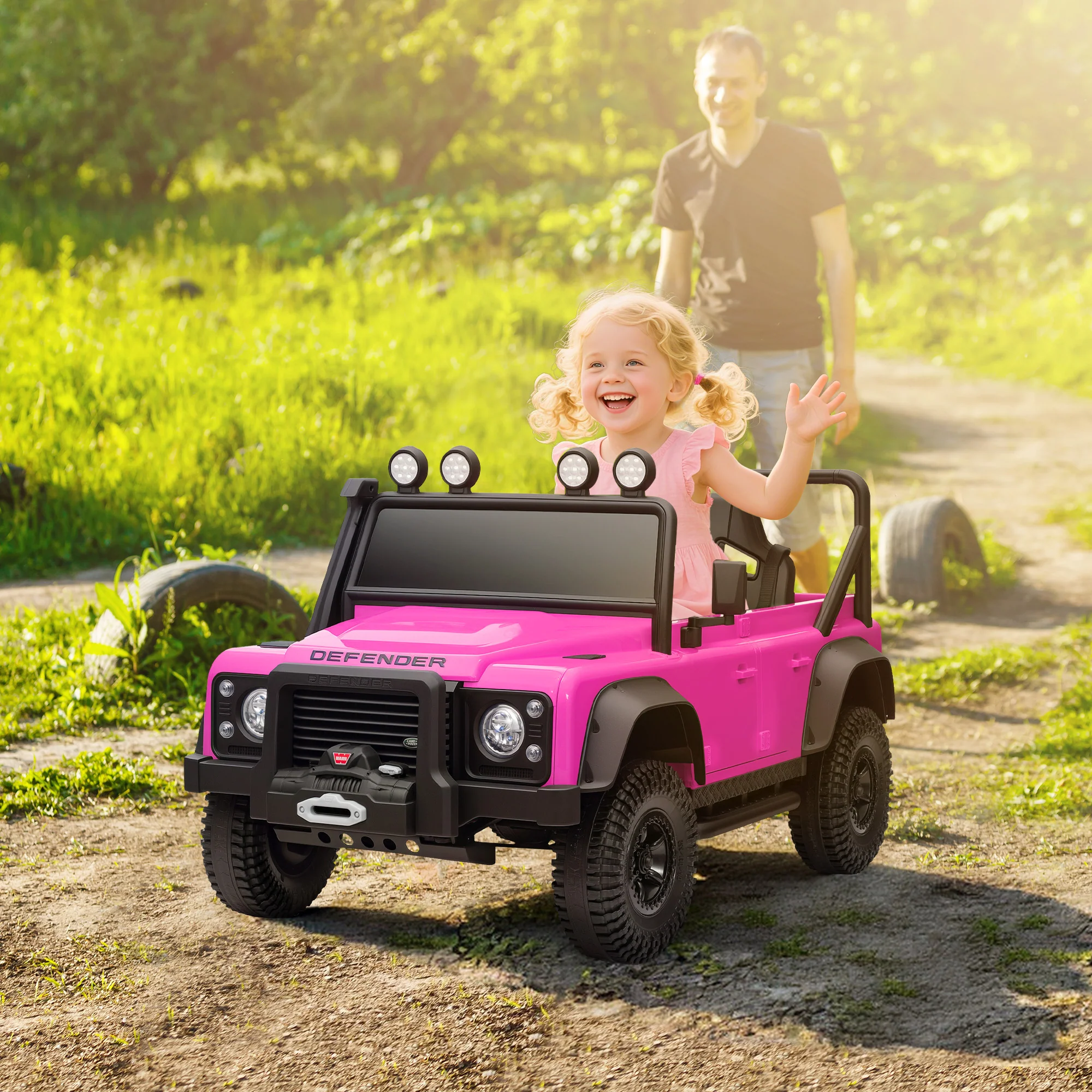 AIYAPLAY Kids Ride On Car, 12V Battery-Powered Electric Car With Remote - Image 20