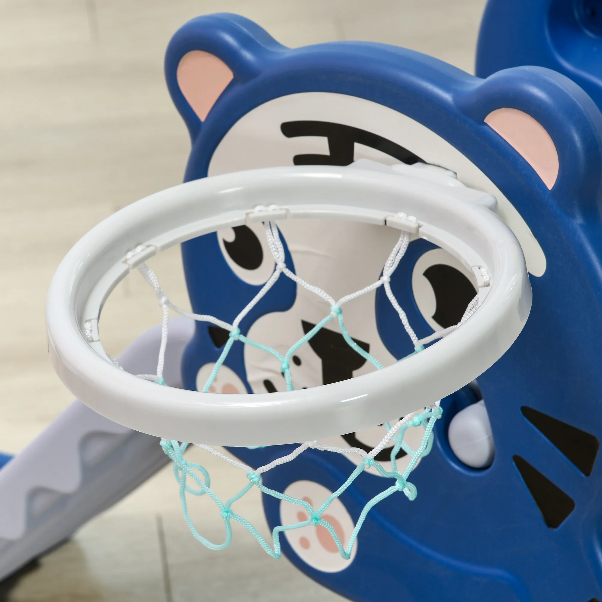 AIYAPLAY Kids Slide With Basketball Hoop, Basketball, For Ages 18-36 Months - Image 8