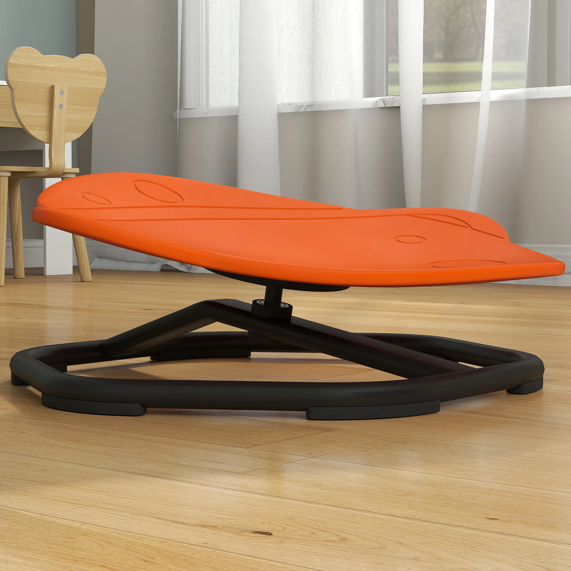 AIYAPLAY Planet-Shaped Kids Swivel Chair, Sensory Spinning Chair - Image 9