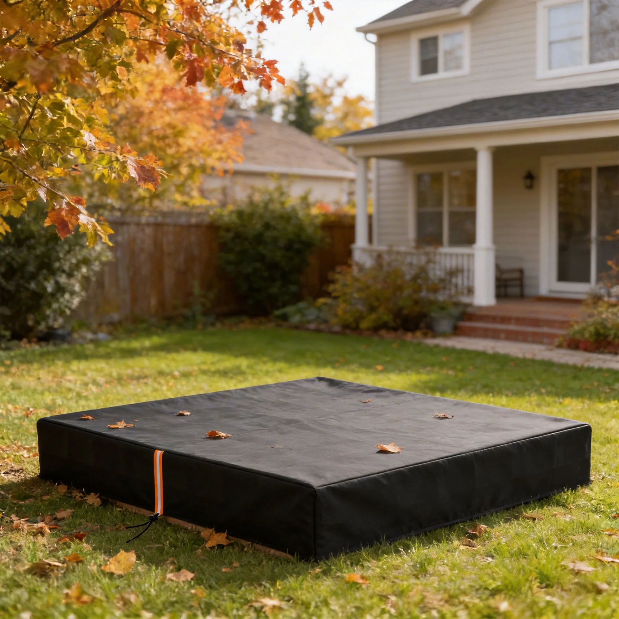 AIYAPLAY Sandbox Cover, Square Sandpit Cover with Drawstring & Elastic Band - Image 9
