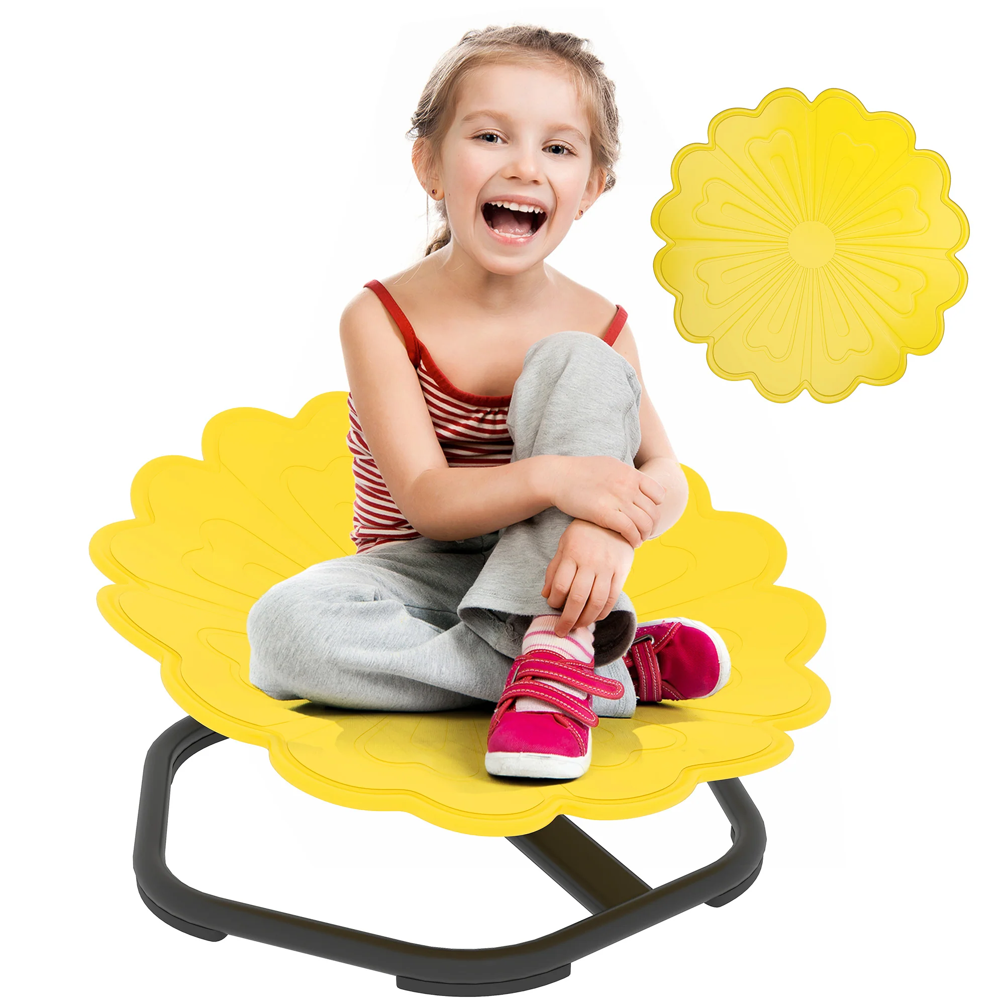 AIYAPLAY Sensory Spinning Chair, Kids Swivel Chair, - Image 10