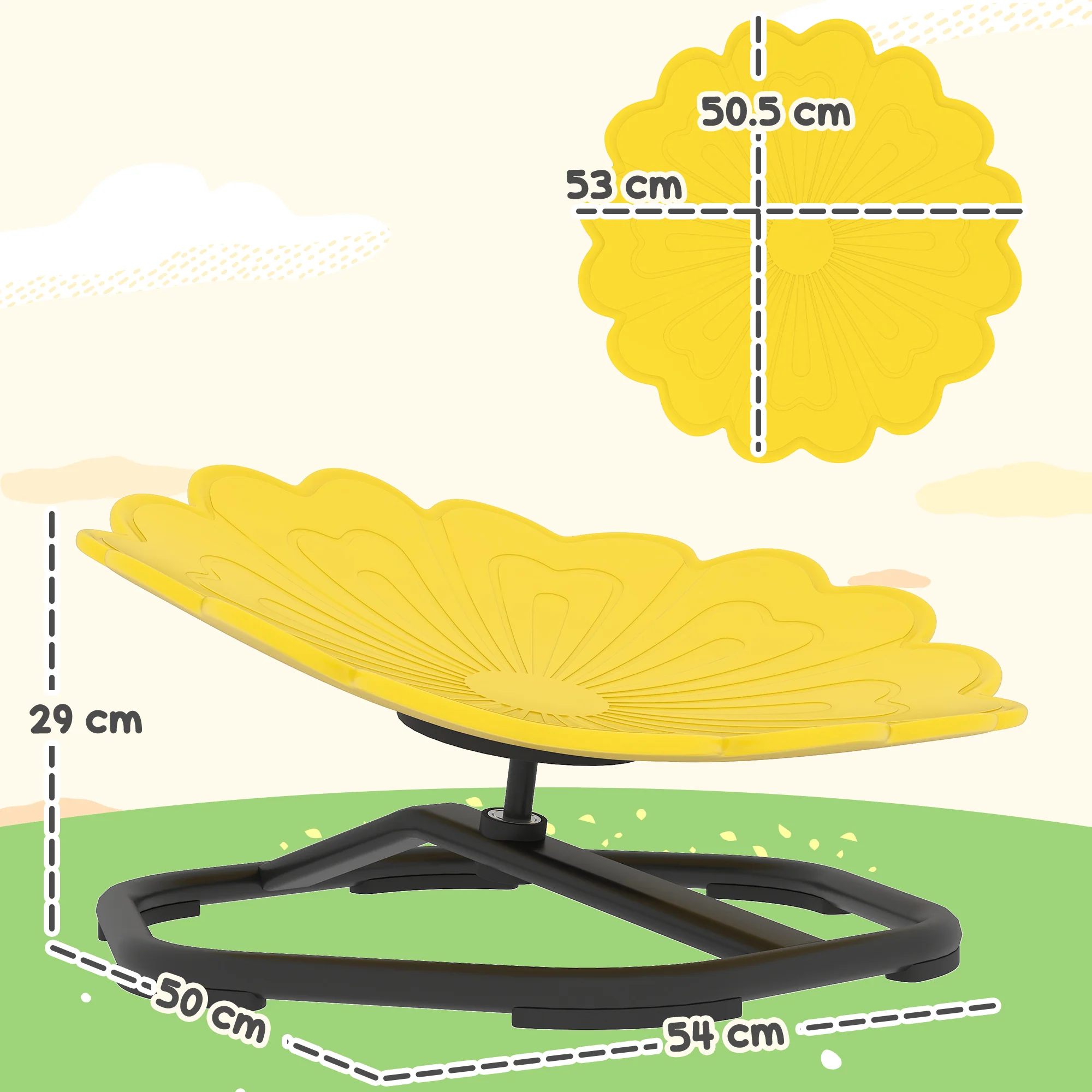 AIYAPLAY Sensory Spinning Chair, Kids Swivel Chair, - Image 14