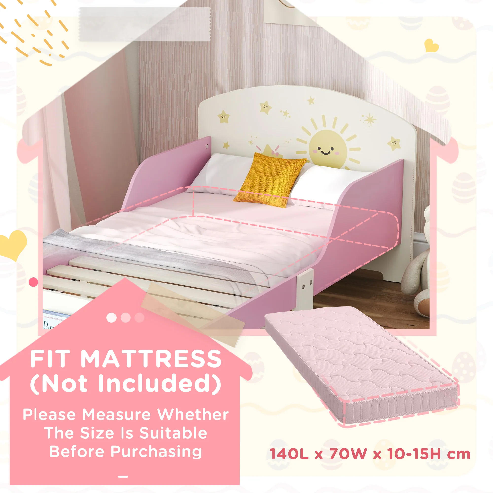 AIYAPLAY Toddler Bed Themed Kids Bed Frame With Storage - Image 17