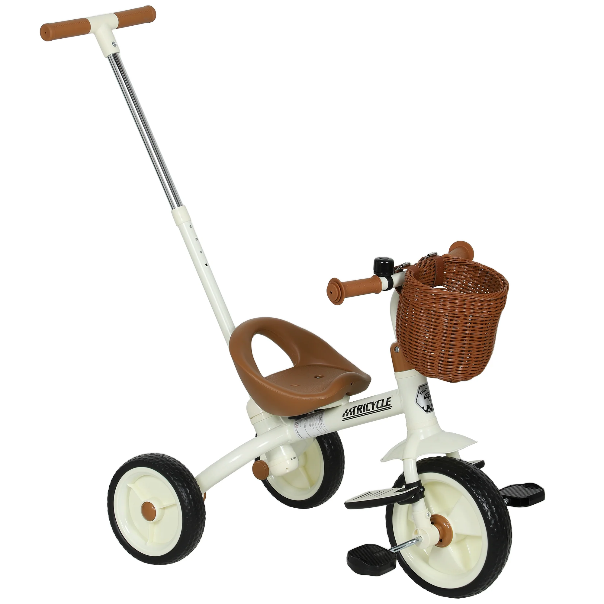 AIYAPLAY Toddler Trike With Adjustable Parent Handle Basket For Kids - Image 10