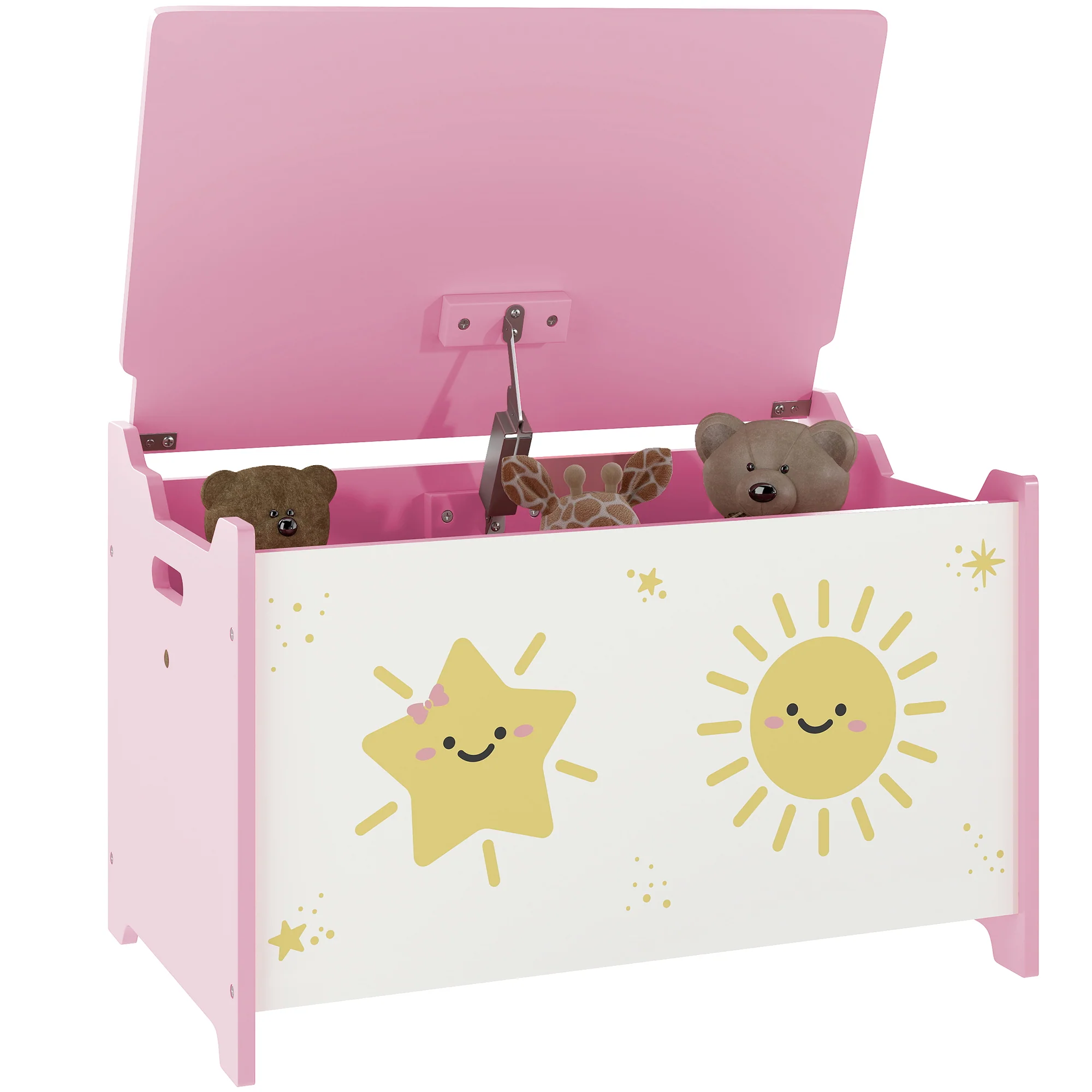 AIYAPLAY Toy Box With Lid, Safety Hinges For Kids, Nursery, Bedroom, - Image 10