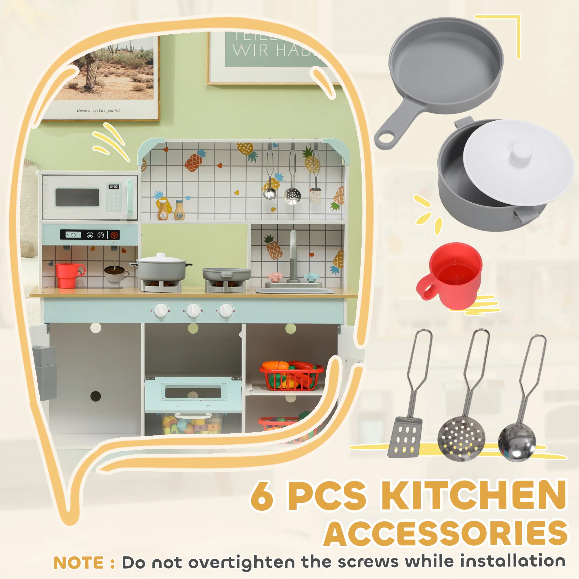 AIYAPLAY Toy Kitchen - Image 6
