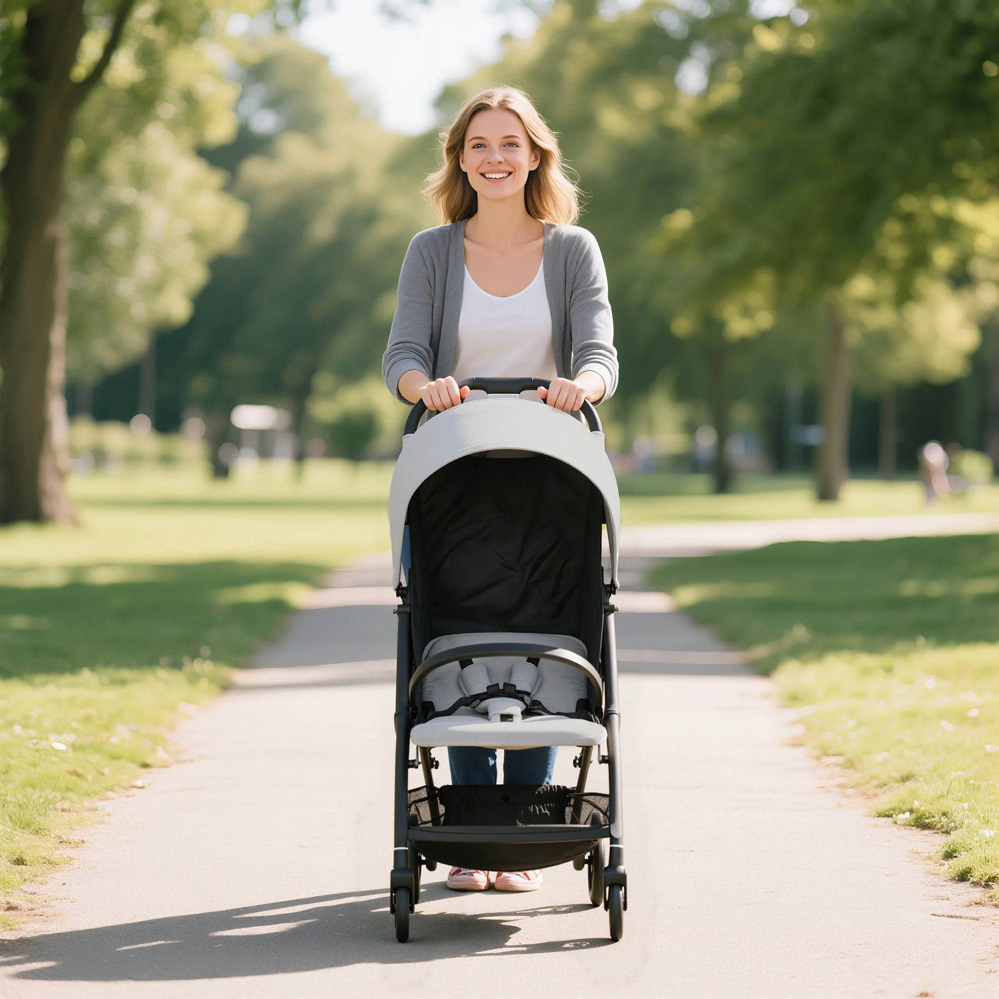AIYAPLAY Travel Stroller With Easy Folding, Lightweight Pushchair - Image 17