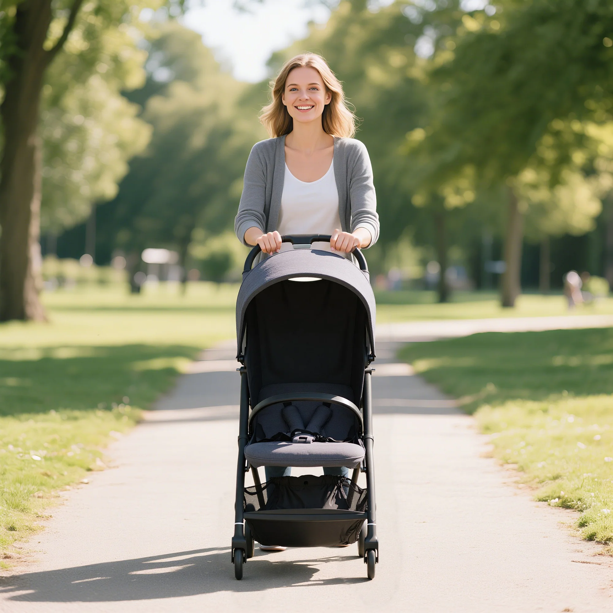 AIYAPLAY Travel Stroller With Easy Folding, Lightweight Pushchair - Image 8