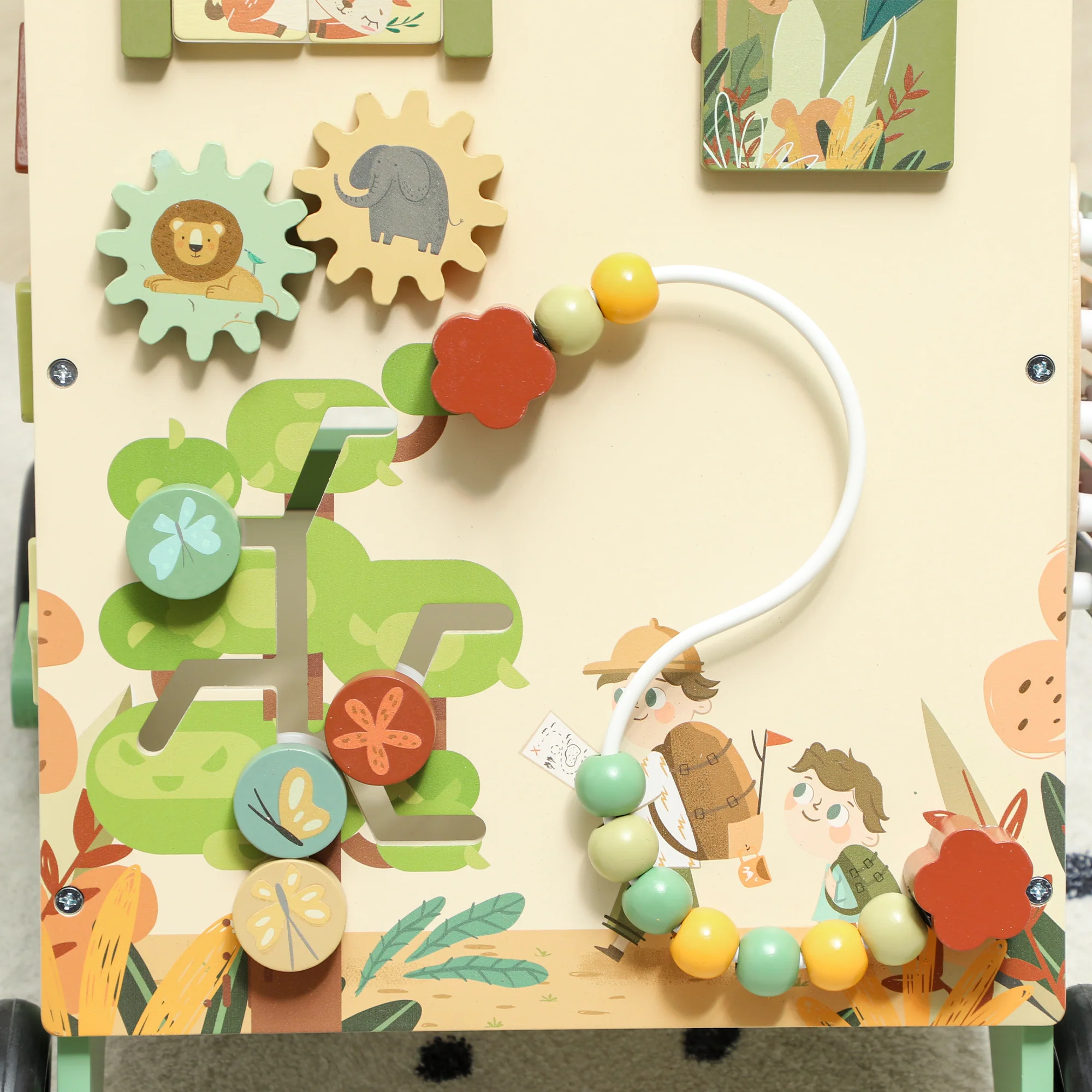 AIYAPLAY Wooden Baby Walker with Speed Control, Montessori-Inspired Centre - Image 7