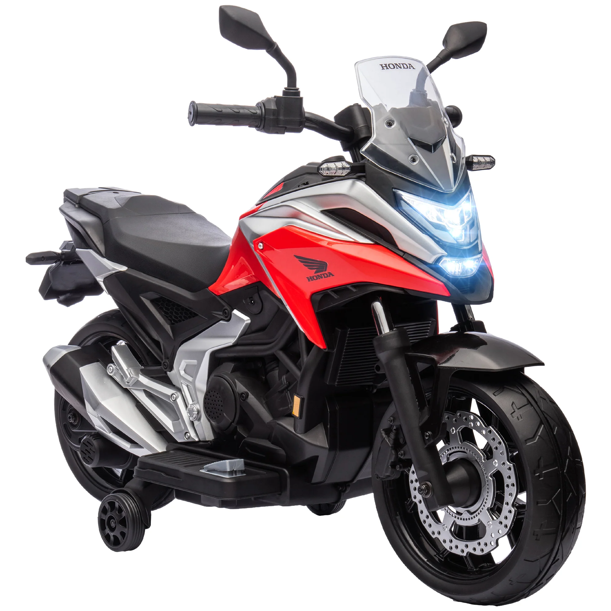 AIYAPLAY Honda Licensed 12V Kids Electric Motorbike W/ Music Headlights - Image 10