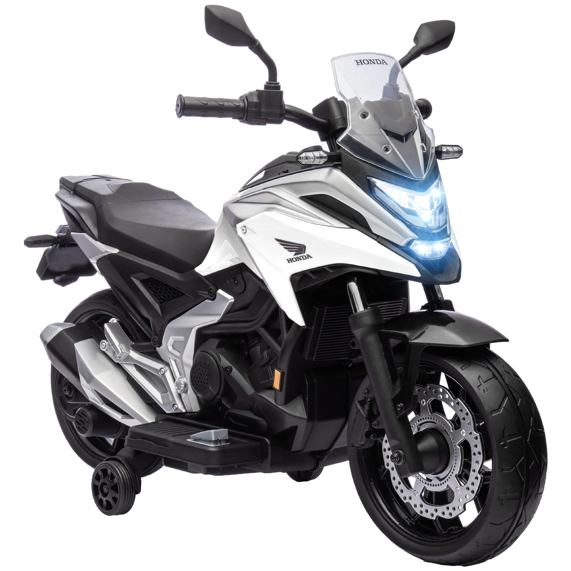 AIYAPLAY Honda Licensed 12V Kids Electric Motorbike W/ Music Headlights - Image 19