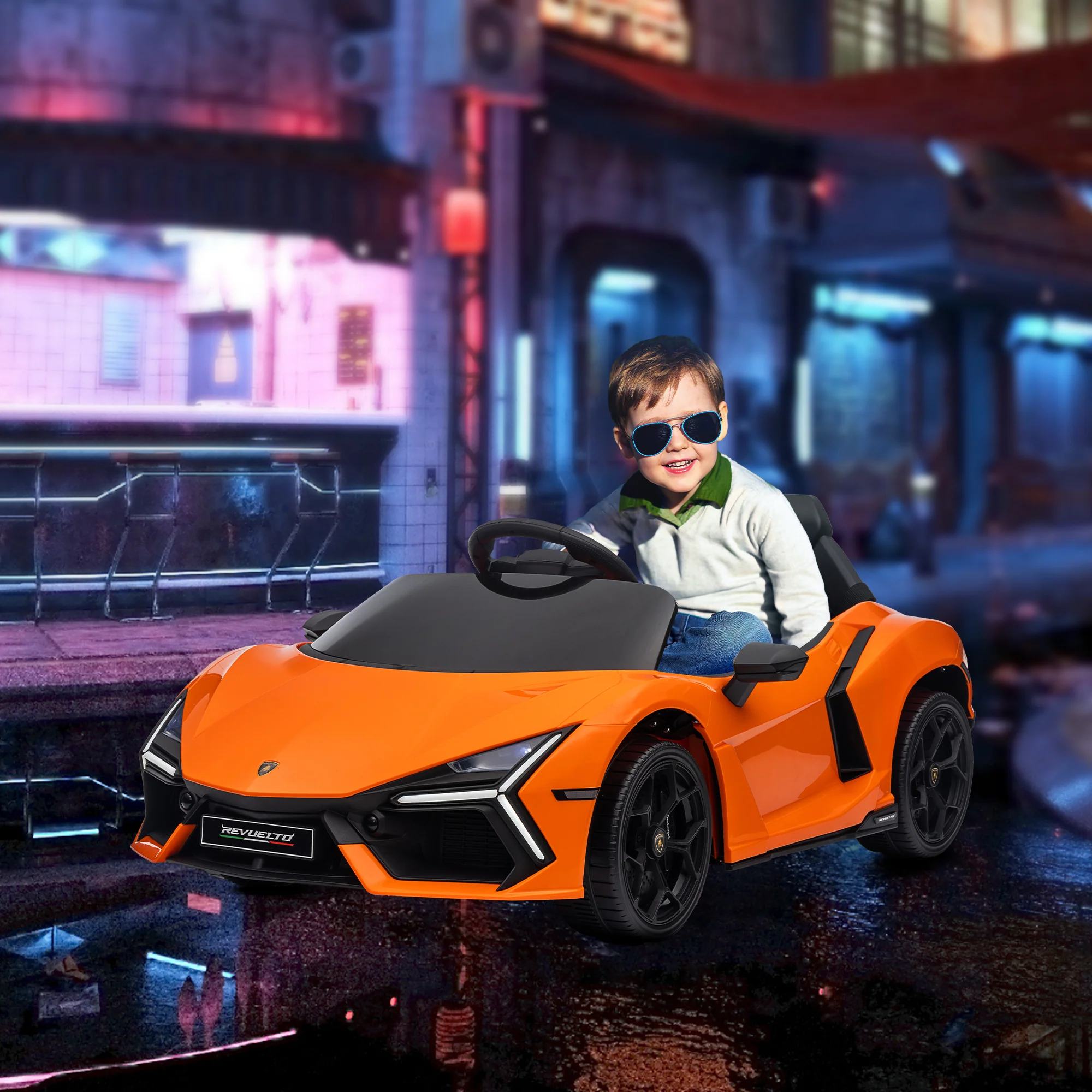 AIYAPLAY Lamborghini Revuelto Licensed Ride On Car W/ Suspension - Image 20