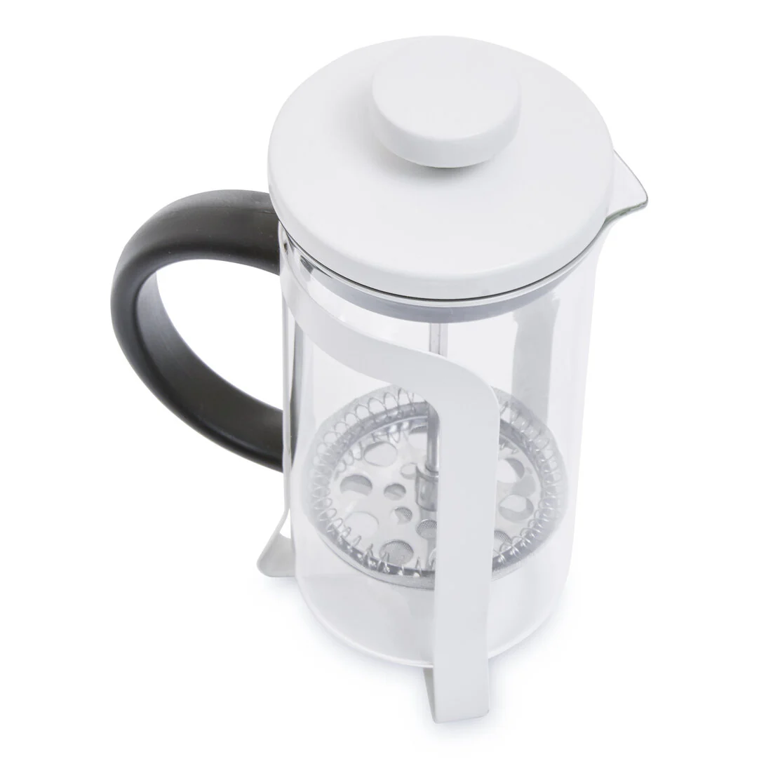 Akeala Matte White Cafetiere 350ml - Image 2