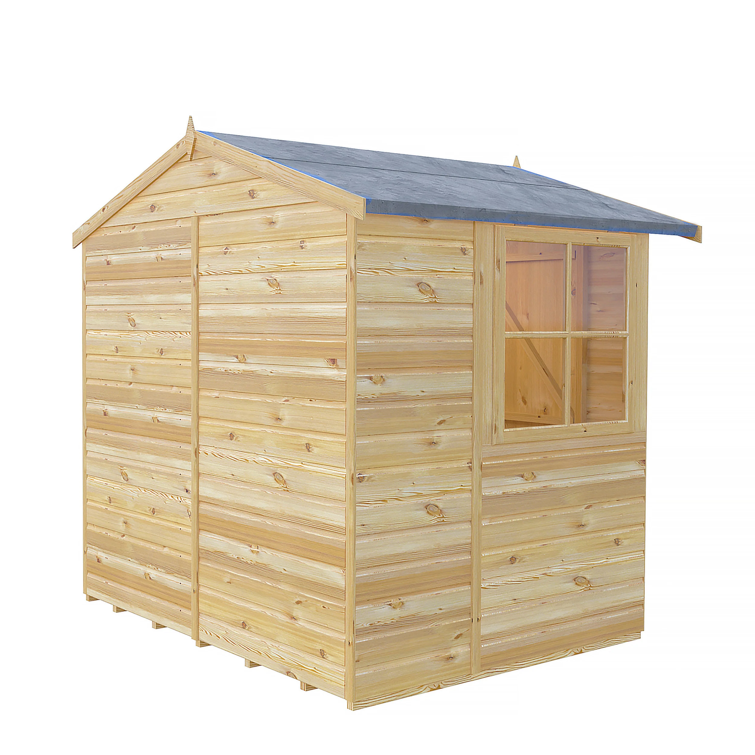 Alderney 7 X 5 Shiplap Apex Shed - Image 6