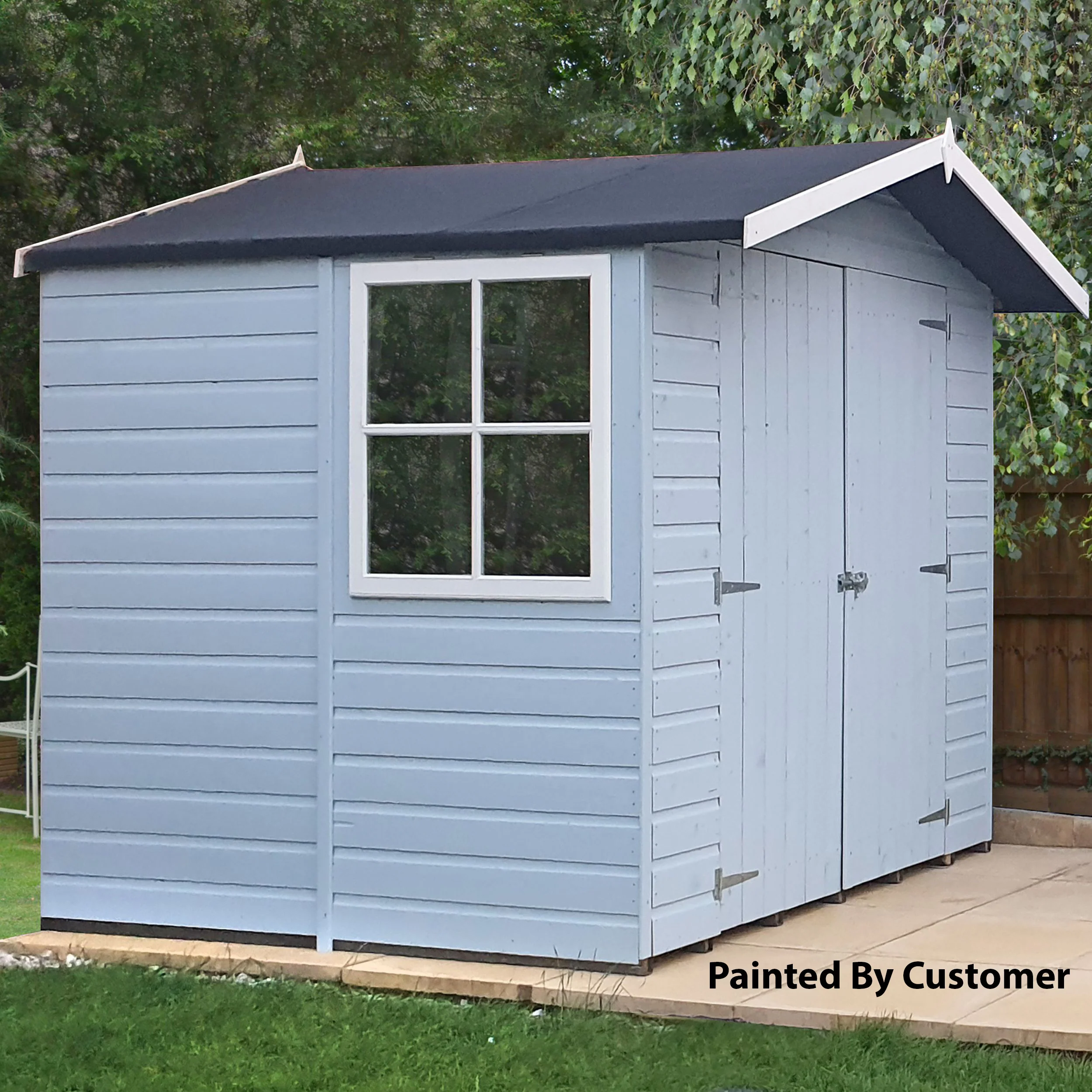 Alderney 7 X 7 Shiplap Apex Shed - Image 4