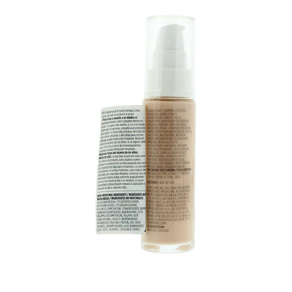 Almay Clear Complexion Makeup 100 Ivory Treatment 30ml - Image 2