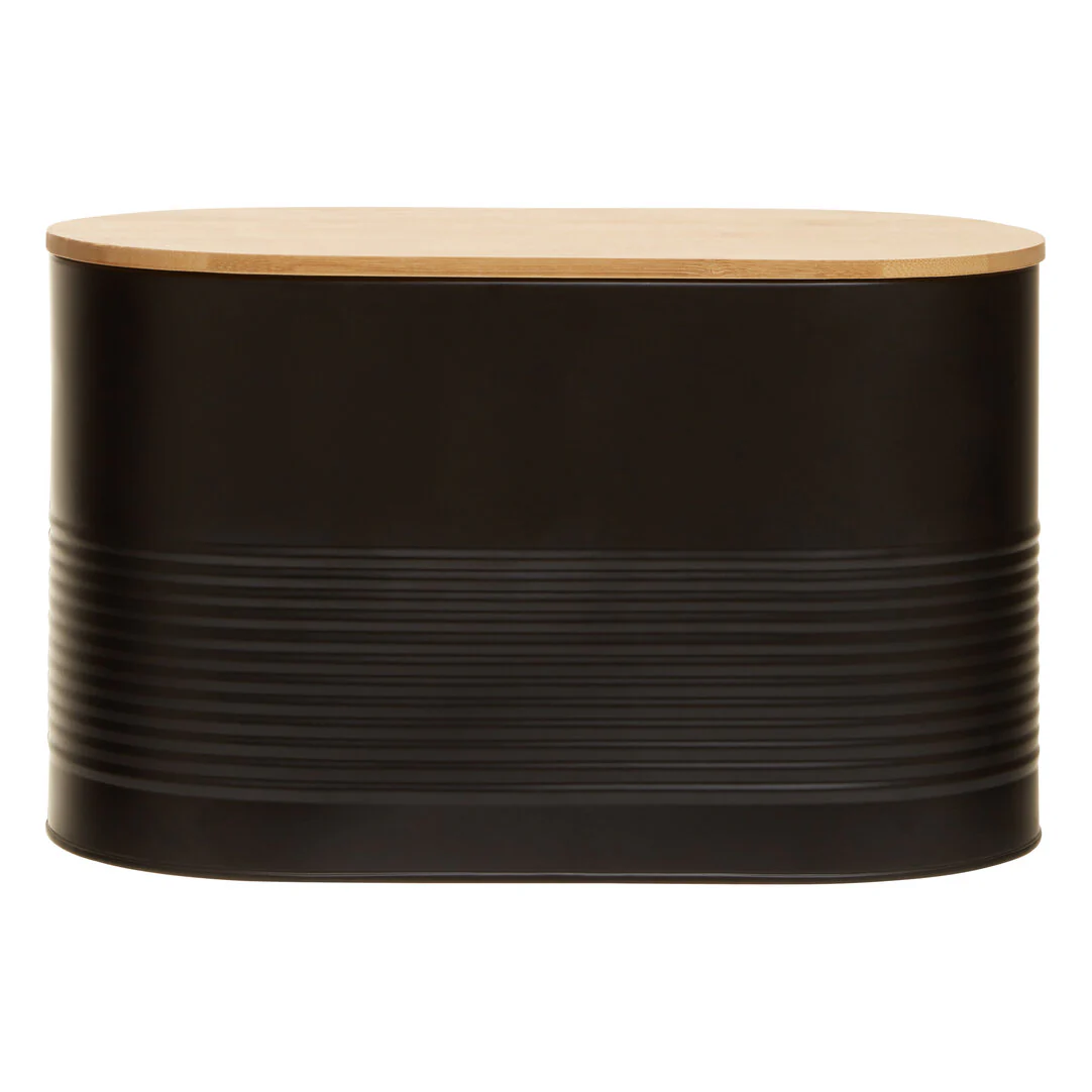 Alton Black Bread Bin - Image 2