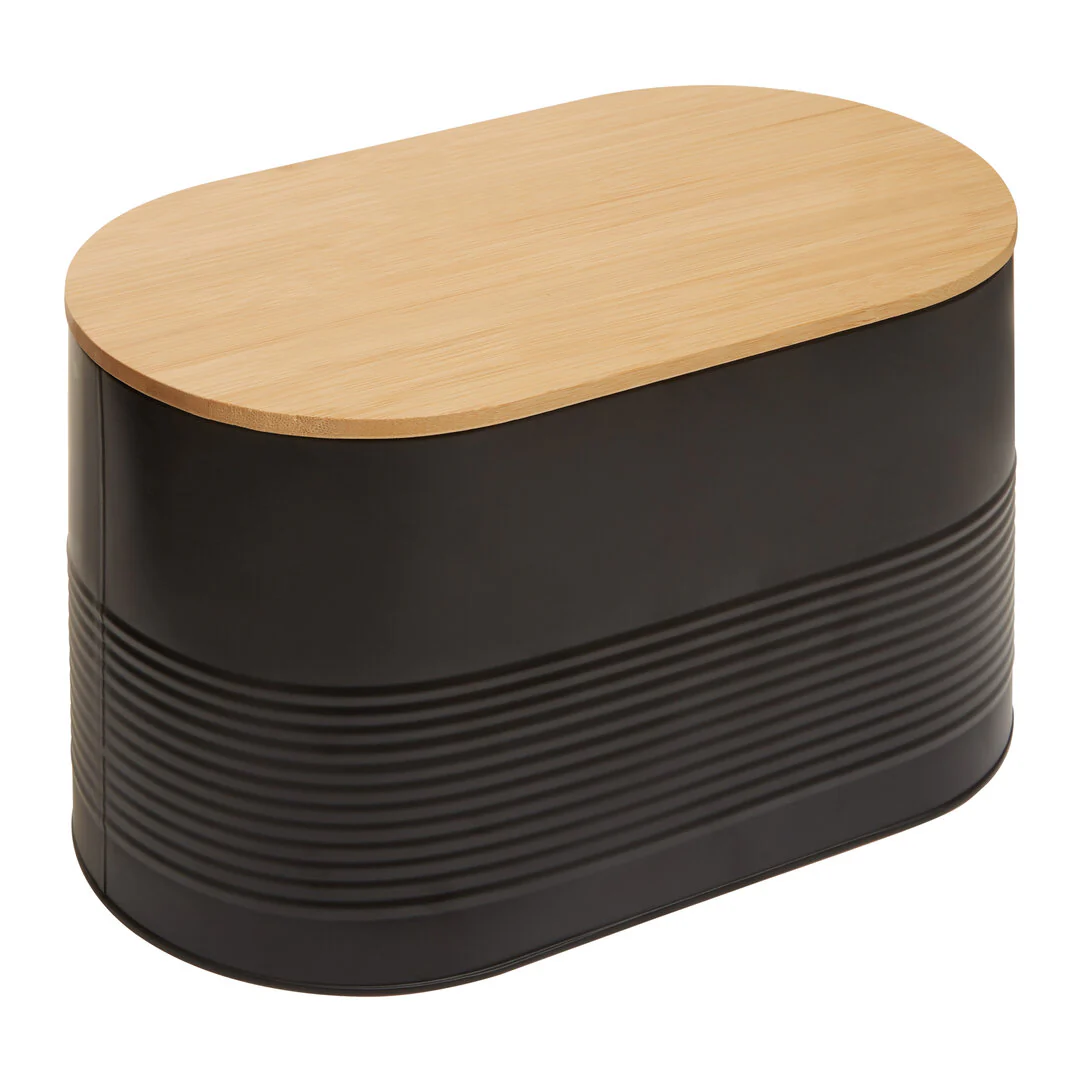 Alton Black Bread Bin - Image 3
