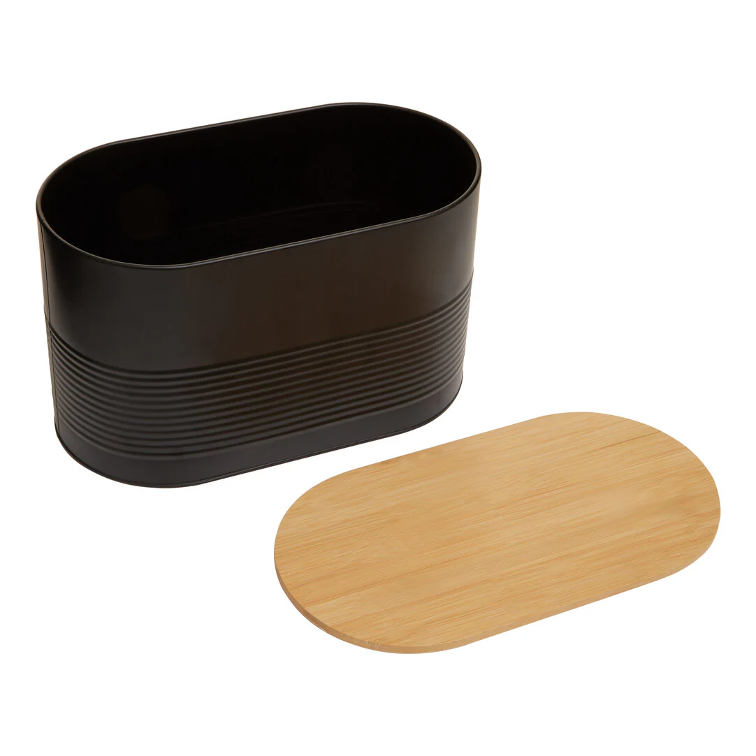 Alton Black Bread Bin - Image 4