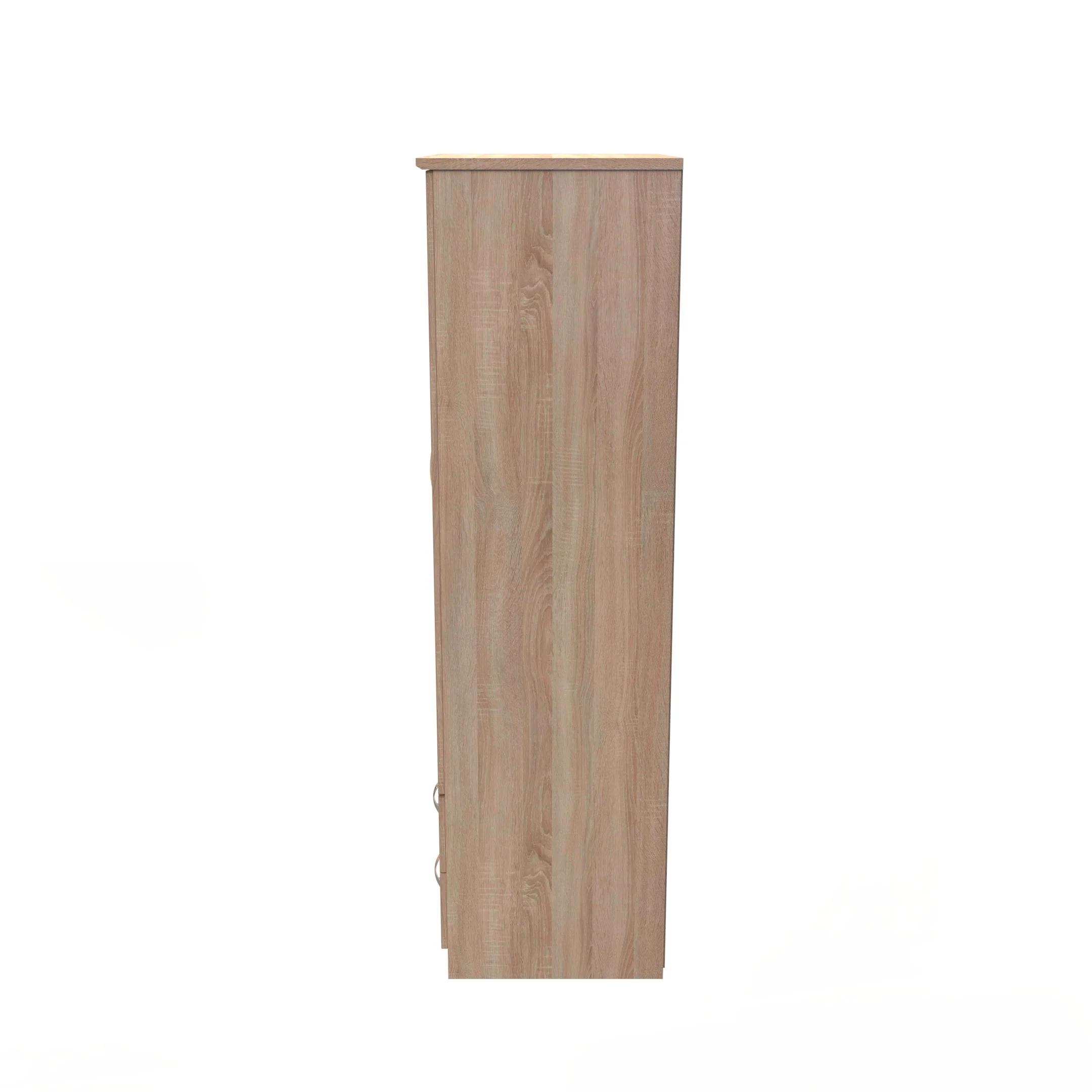 Alton Ready Assembled 2 Door 2 Drawer Wardrobe in Bardolino Oak - Image 2