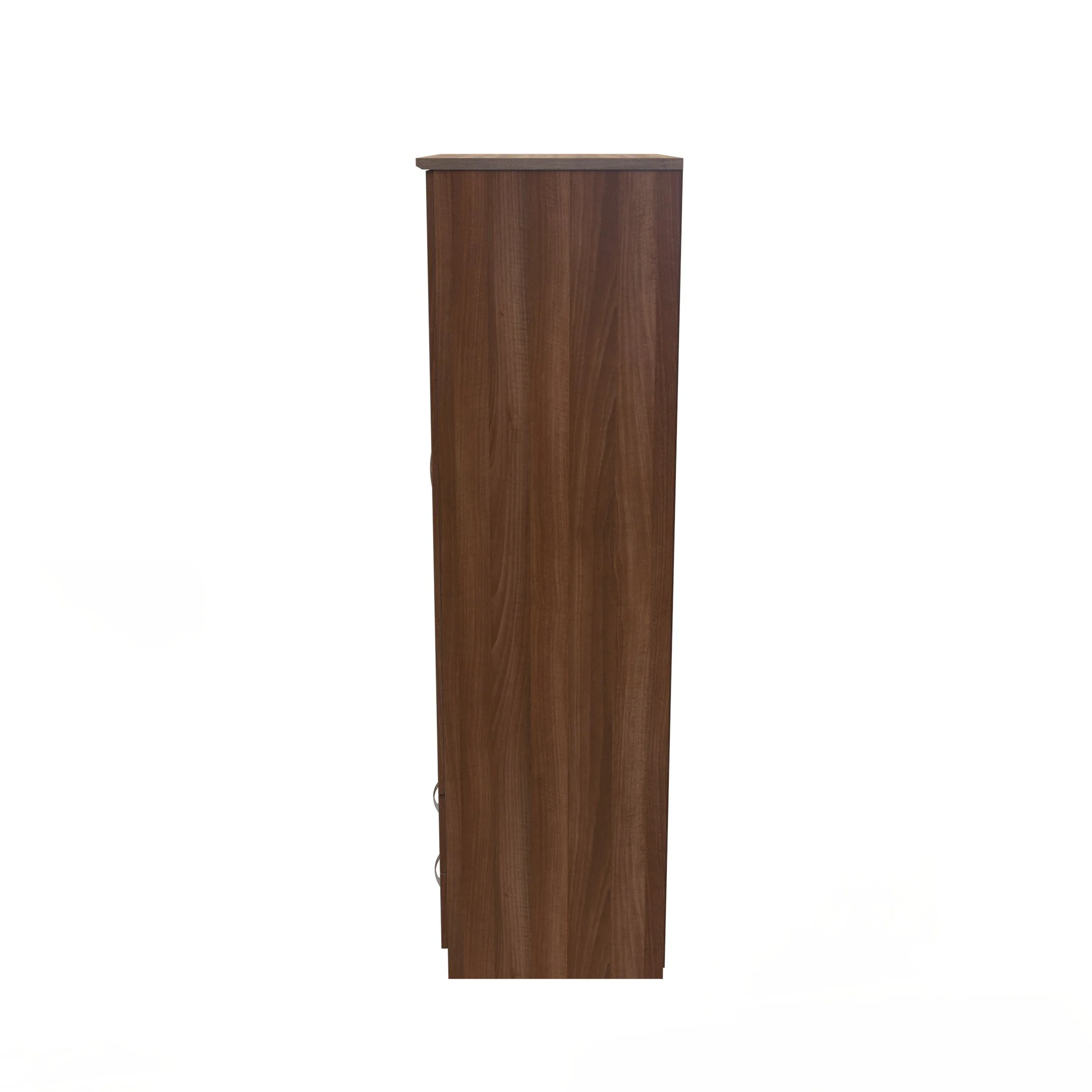 Alton Ready Assembled 2 Door 2 Drawer Wardrobe in Noche Walnut - Image 2