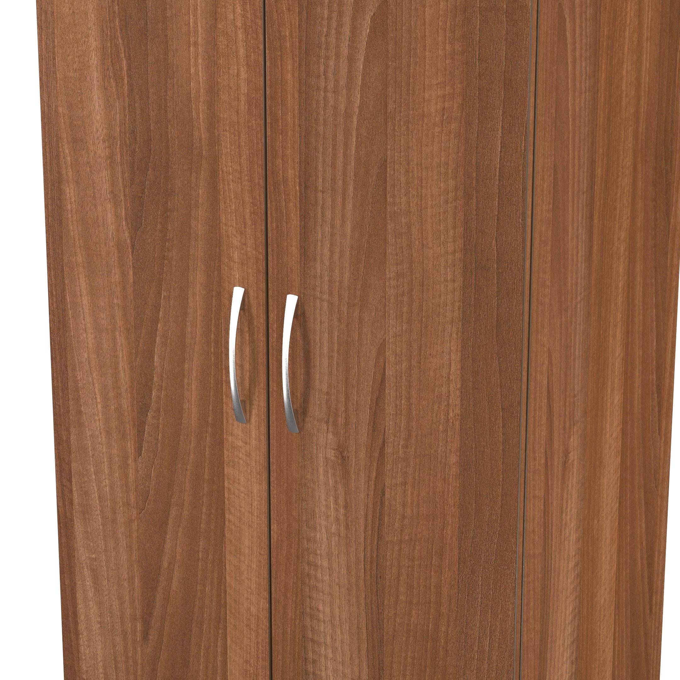Alton Ready Assembled 2 Door Wardrobe in Noche Walnut - Image 4