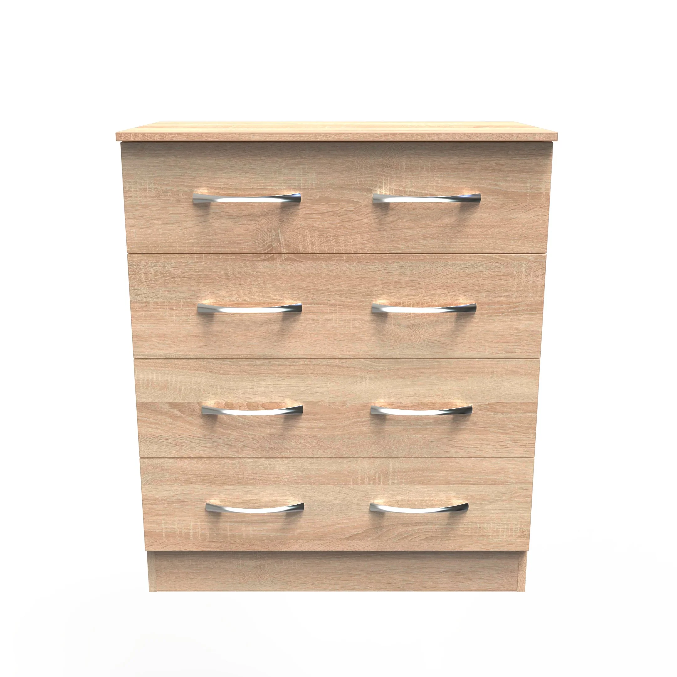 Alton Ready Assembled 4 Drawer Chest in Bardolino Oak - Image 6