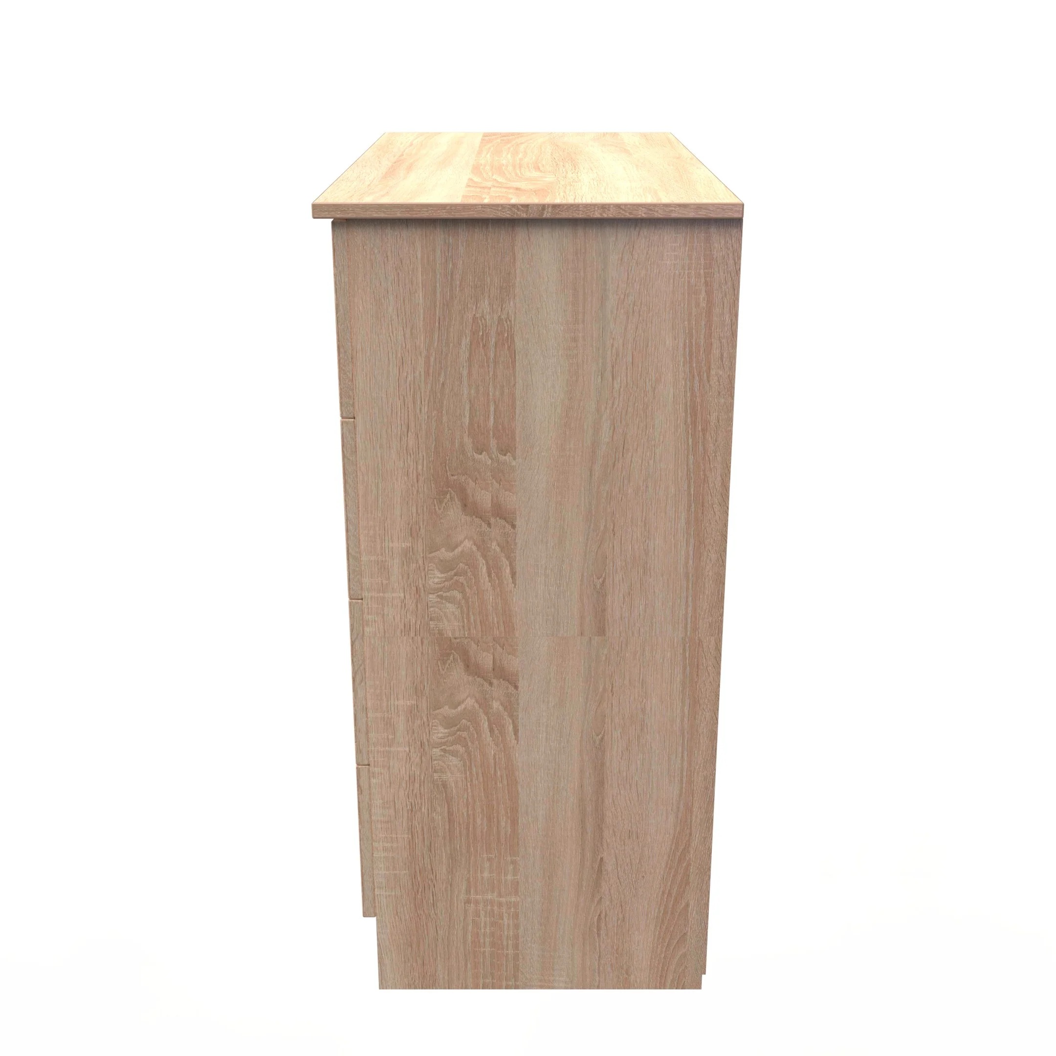 Alton Ready Assembled 4 Drawer Chest in Bardolino Oak - Image 7