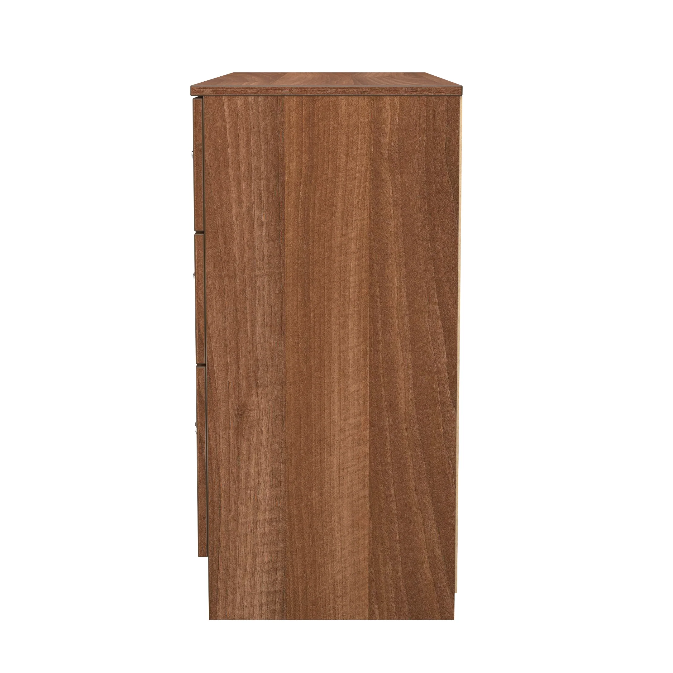 Alton Ready Assembled 6 Drawer Wide Chest in Noche Walnut - Image 3