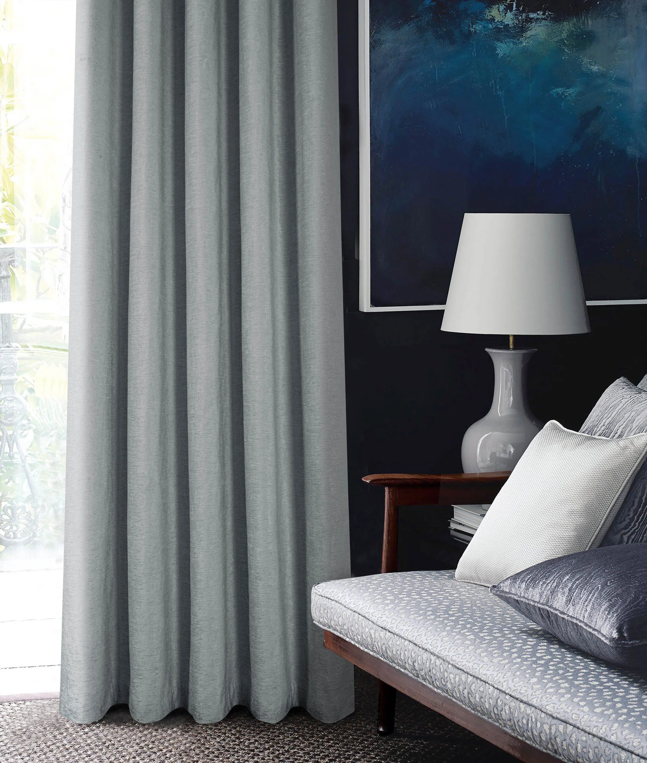 AMBERLEY NICKEL CUSHION COVER - Image 4
