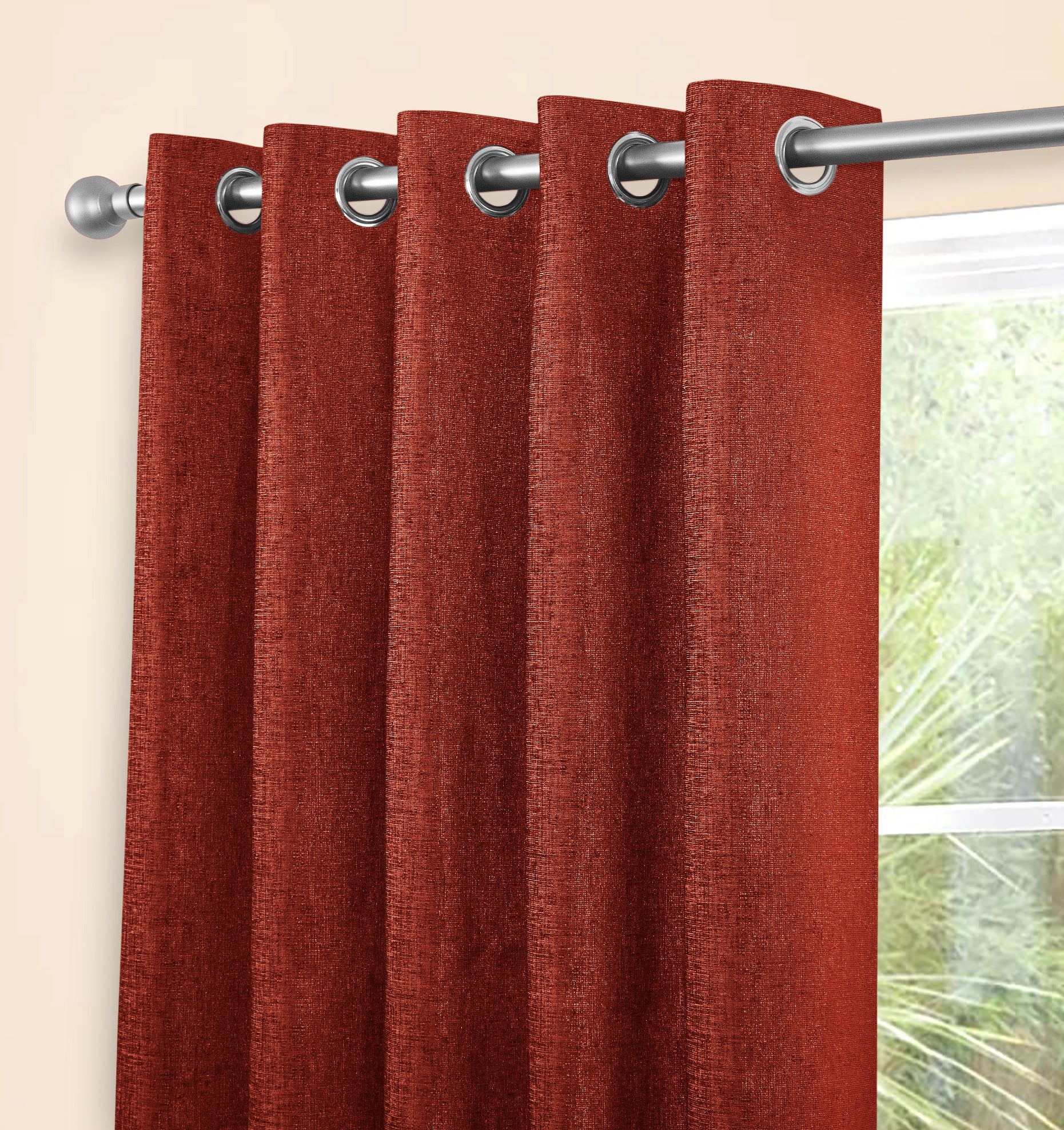 AMBERLEY TERRACOTTA CUSHION COVER - Image 3