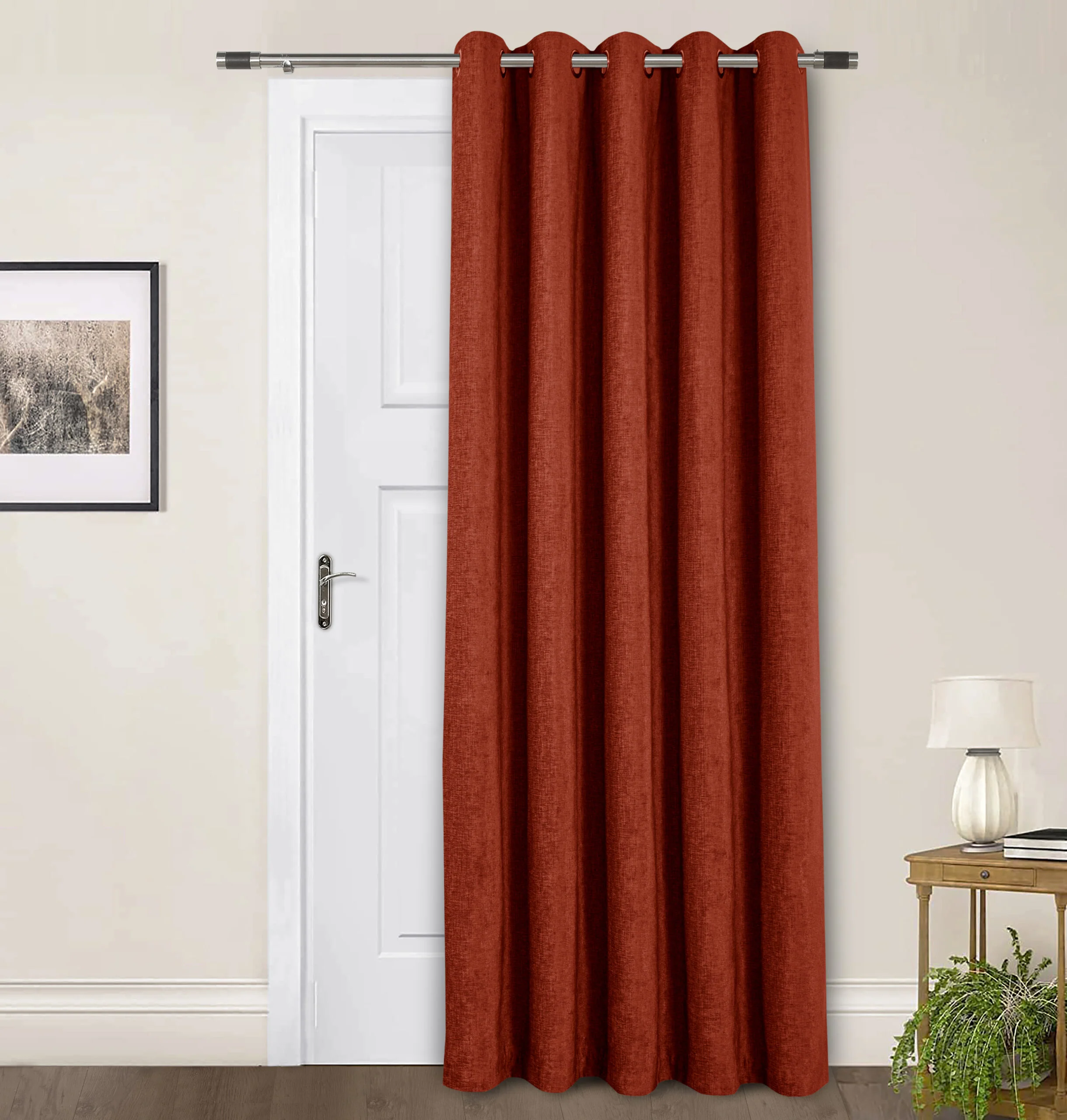 AMBERLEY TERRACOTTA CUSHION COVER - Image 6