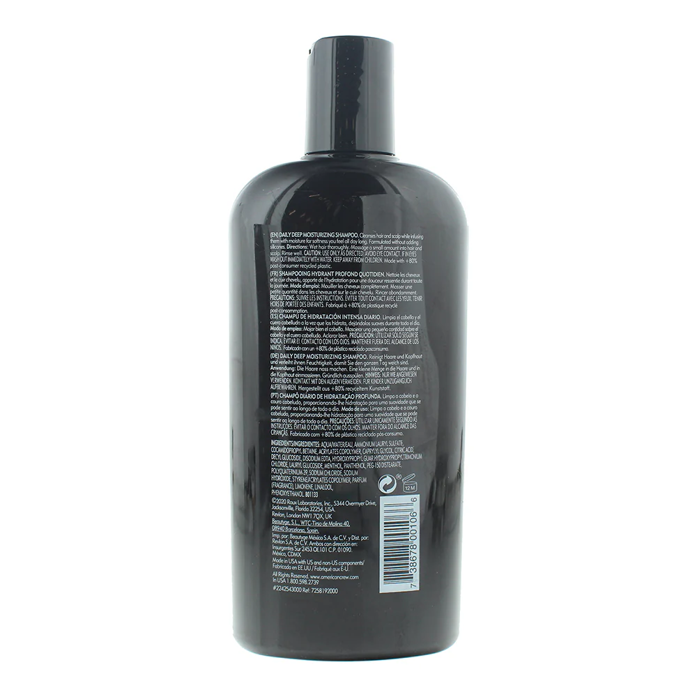 American Crew Daily Deep Moisturizing Shampoo 450ml - Image 2