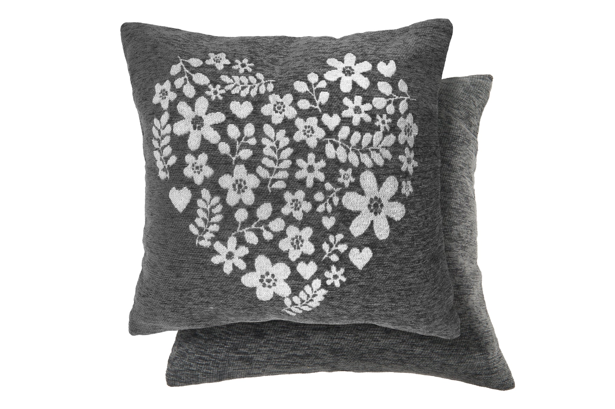 Amor Home  - Cushion Cover in Charcoal - Image 2