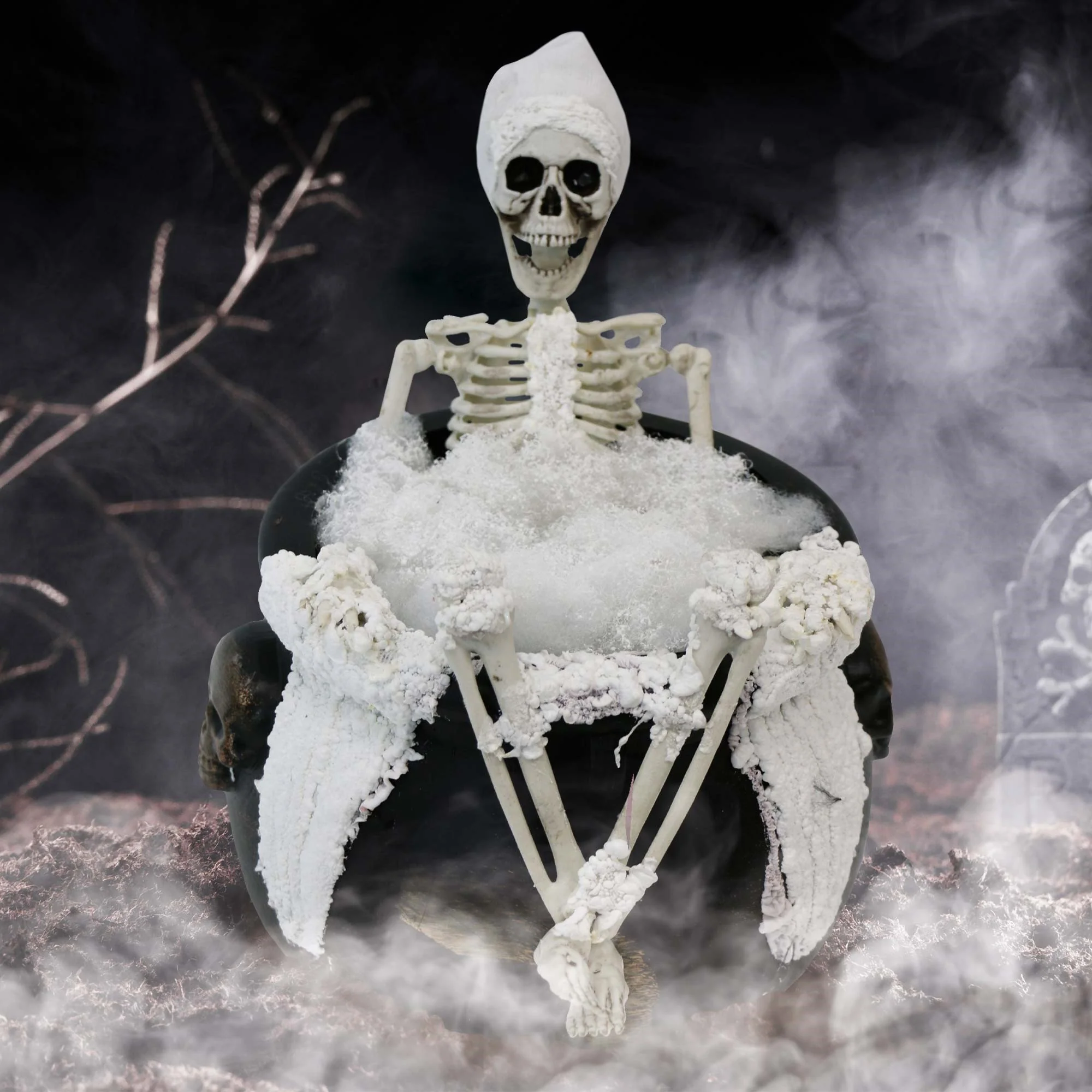 Halloween Animated Bath Tub Skeleton - Image 3