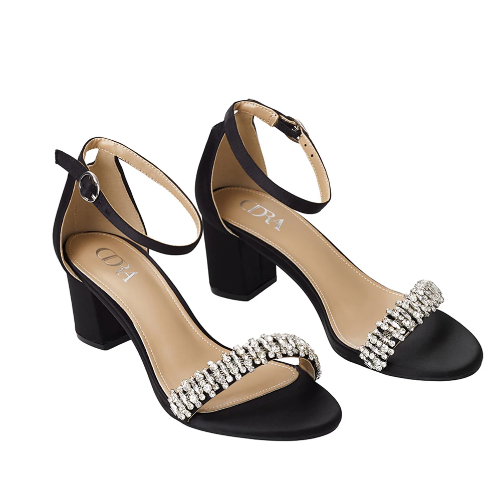 Ankle Strap Open Toe Block Heels Pumps Sandals - Image 3