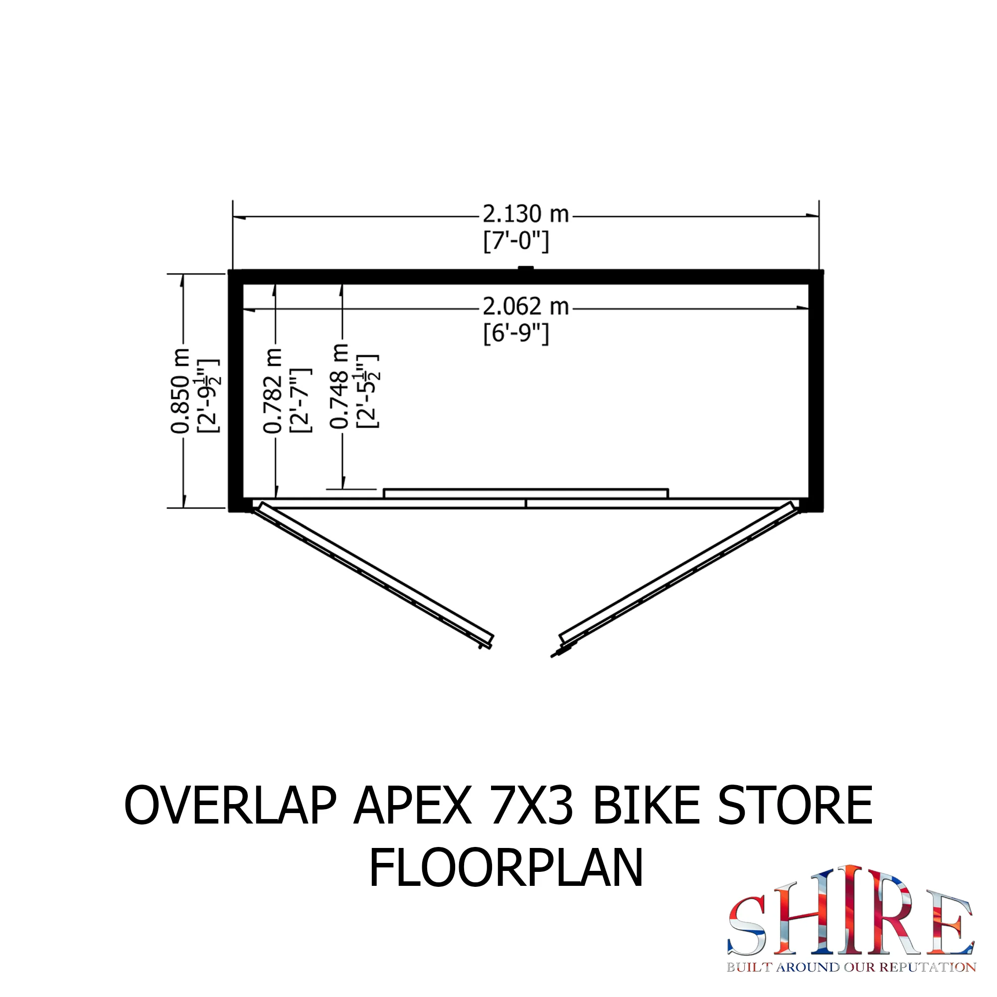 Apex Bike Overlap Store, No Floor - Image 5
