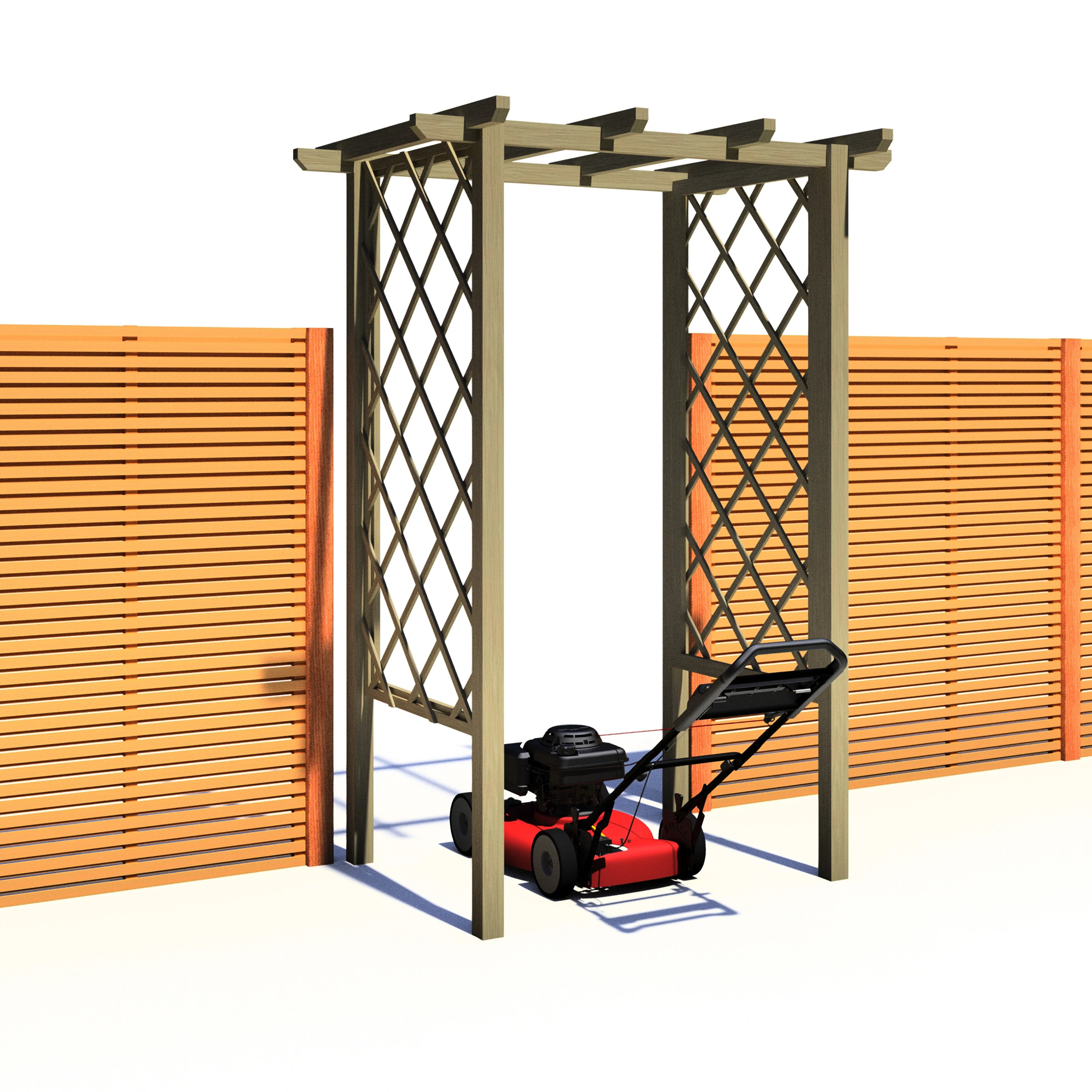 Arch Trellis Pergola - Image 5