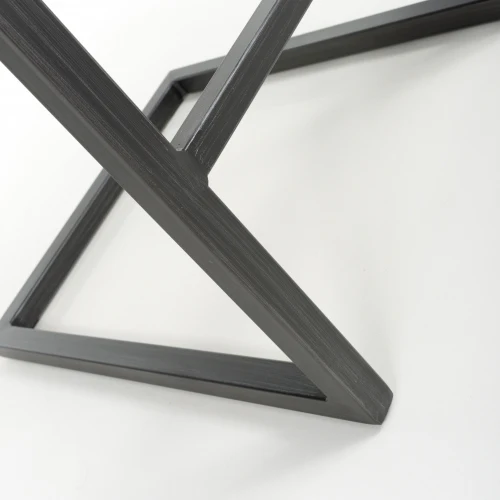 Archer Cantilever Leather Effect Grey Bar Chair - Image 6