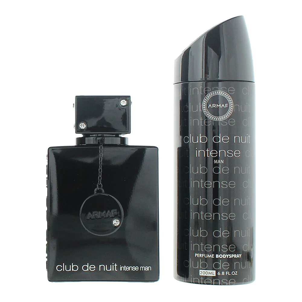 Armaf Club De Nuit Intense 2 Piece Gift Set: Eau de Toilette 105ml - Body Spray - Image 2
