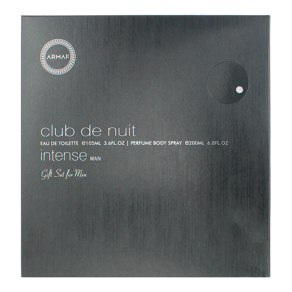 Armaf Club De Nuit Intense 2 Piece Gift Set: Eau de Toilette 105ml - Body Spray - Image 3
