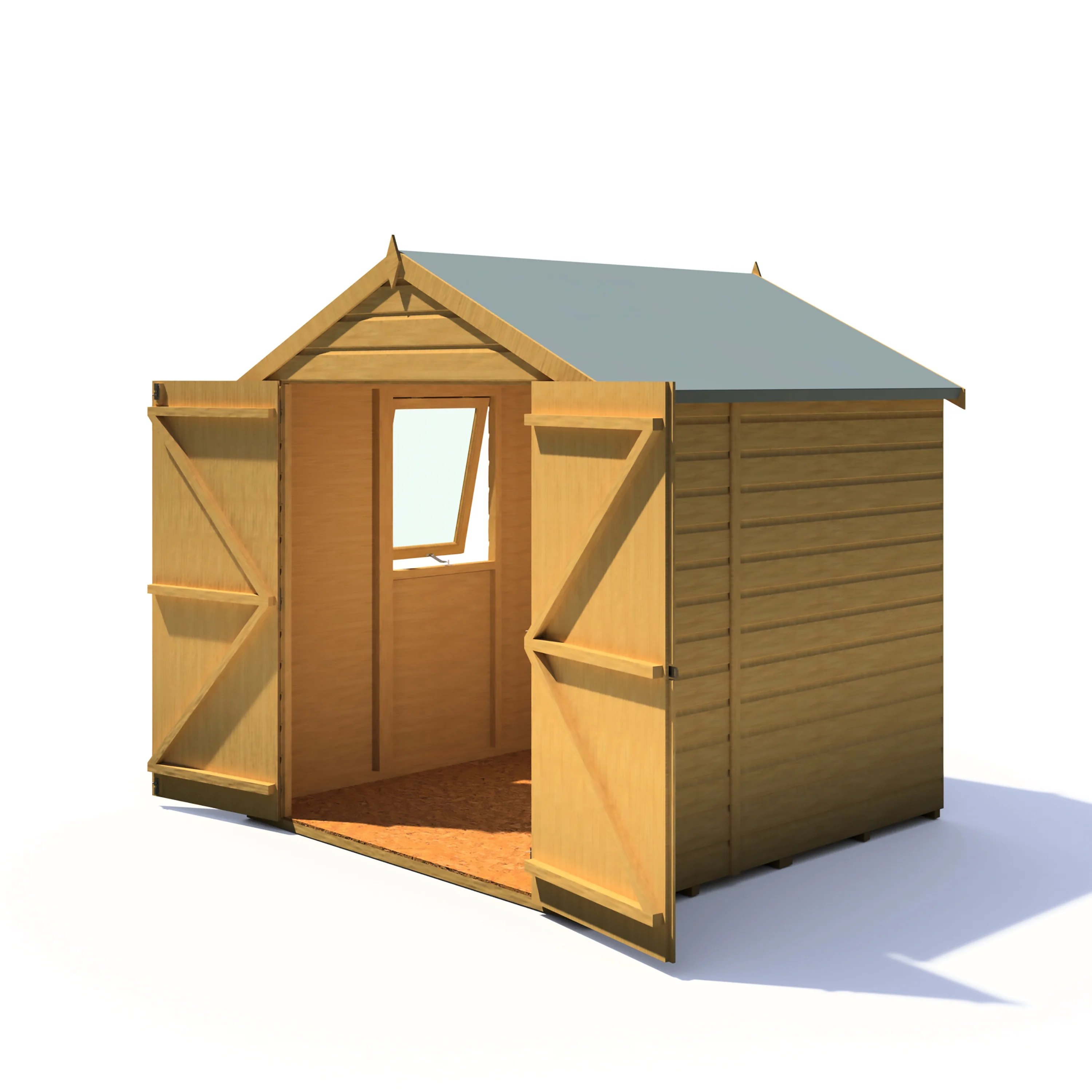 Arran 6 X 6 Shiplap Apex Shed - Image 5