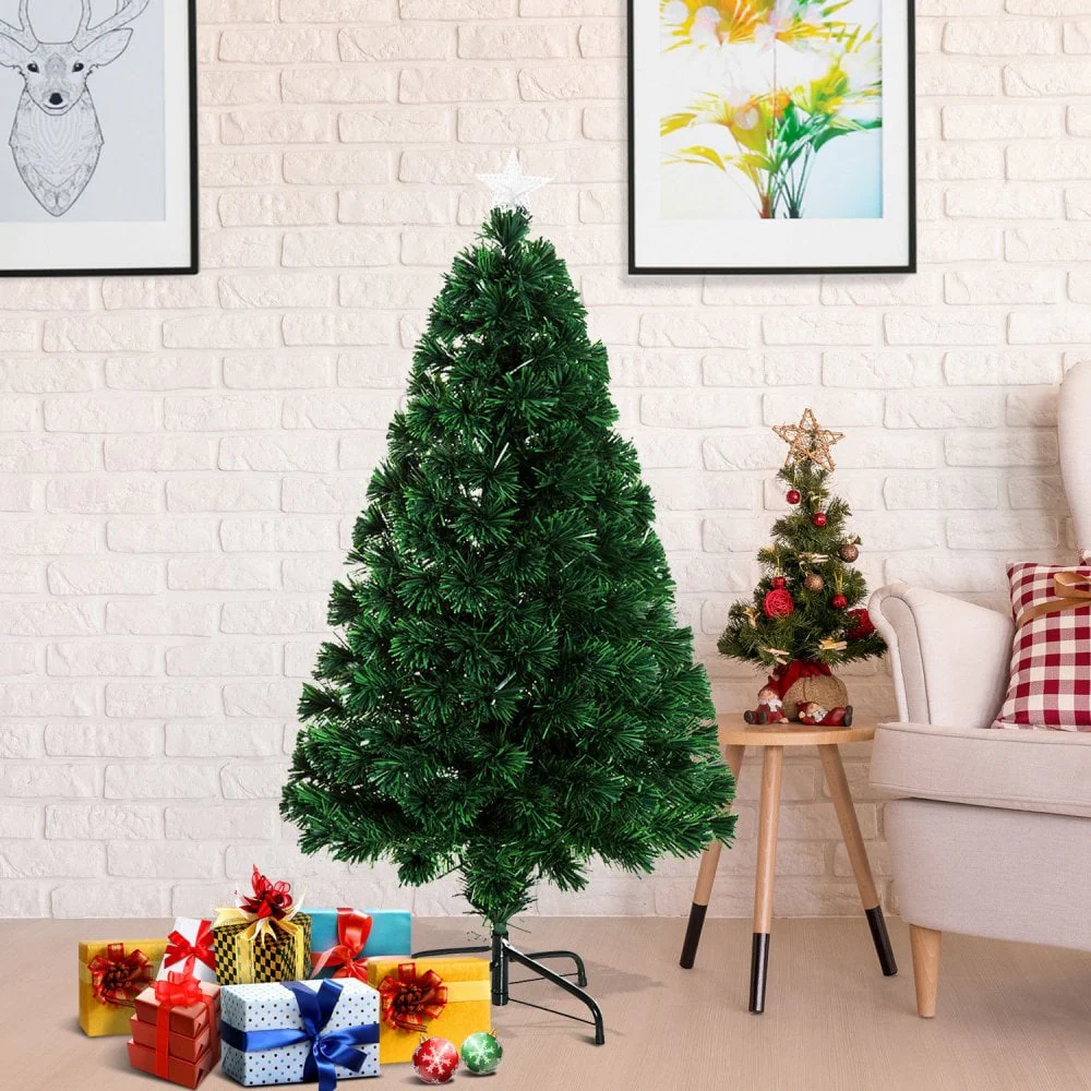 Artificial Christmas Tree, Pre-Lit, 1.2m - Image 2