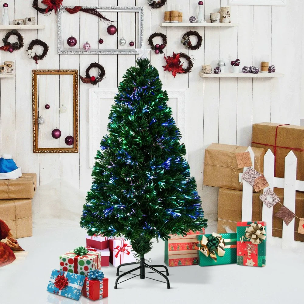 Artificial Christmas Tree, Pre-Lit, 1.2m - Image 3