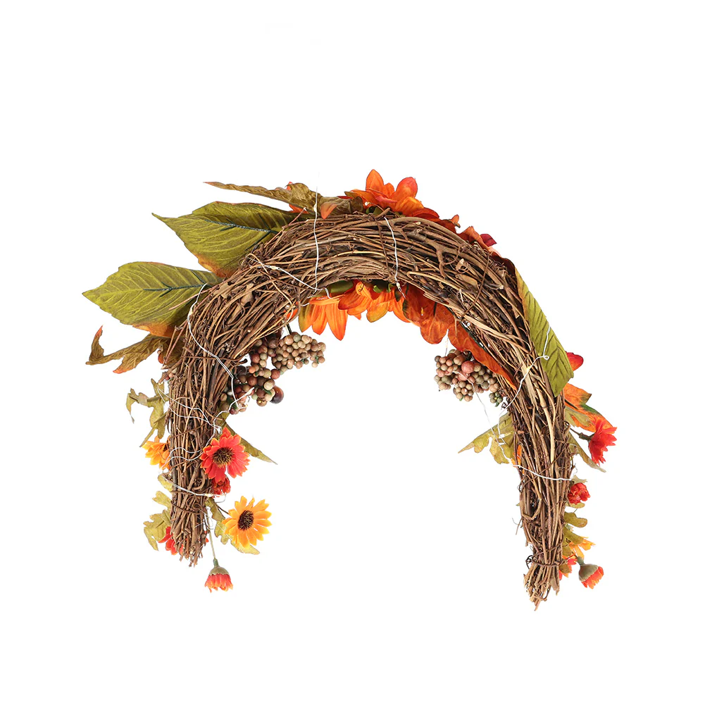 Artificial Sunflower Pumpkin Swag - Image 6