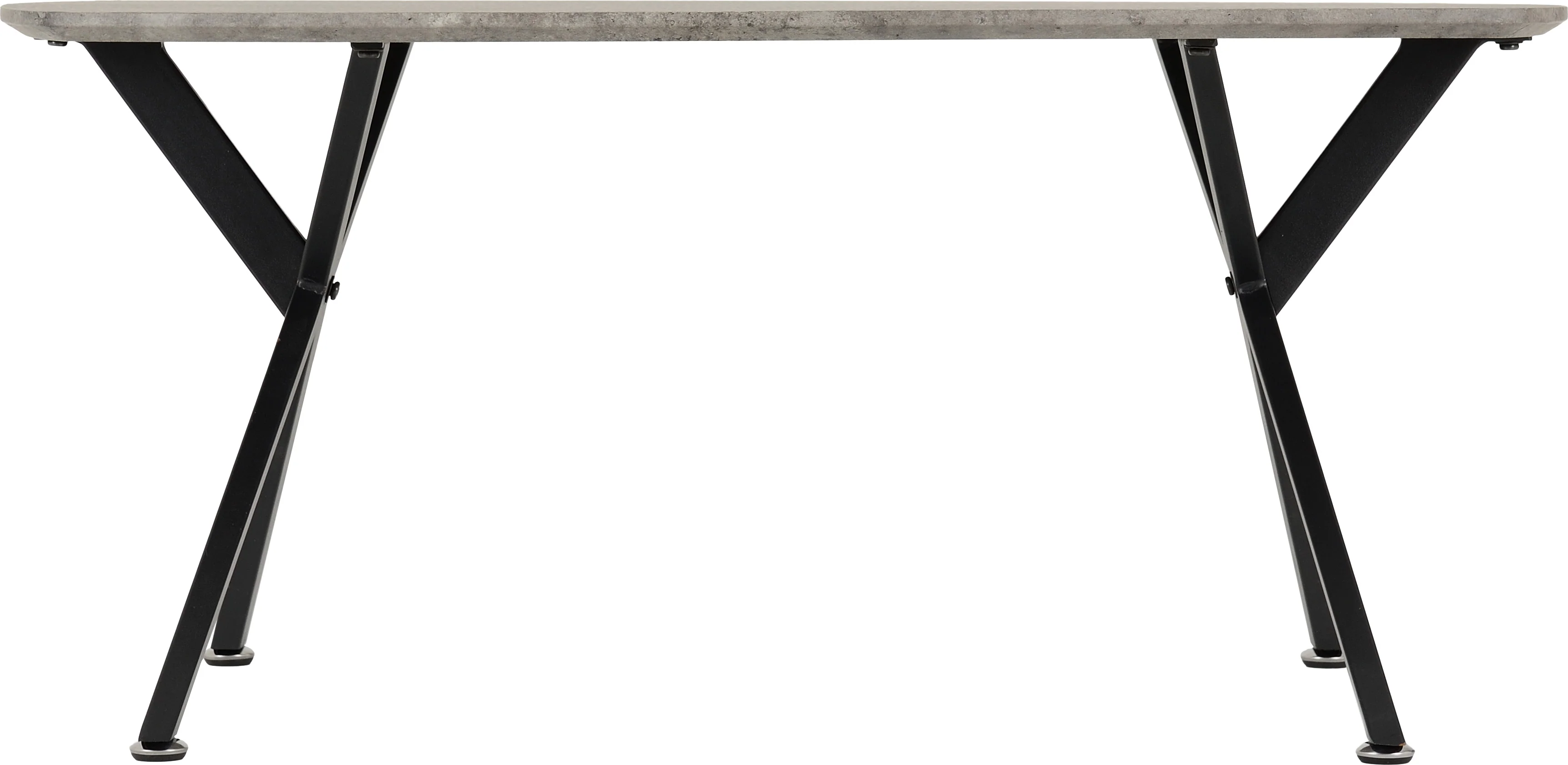 ATHENS OVAL COFFEE TABLE - CONCRETE EFFECT - CONCRETE EFFECT - Image 2